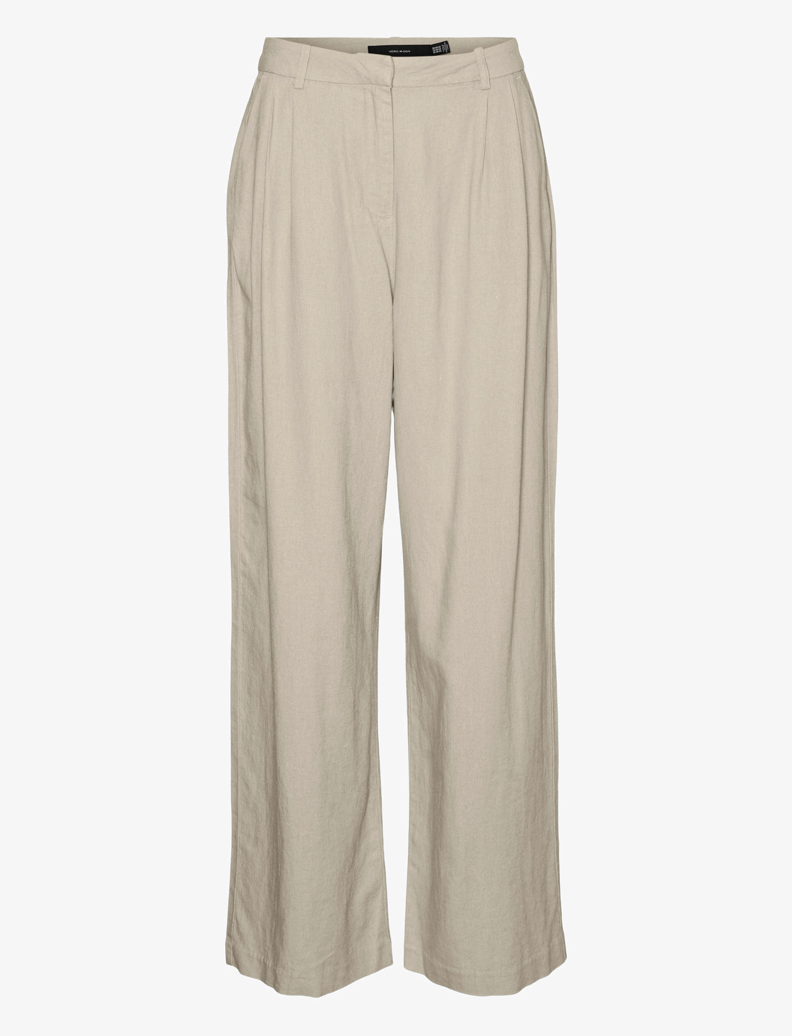 VERO MODA Vmmindy Mw Linen Dad Hose Mix Beige - 36x32 - Damen