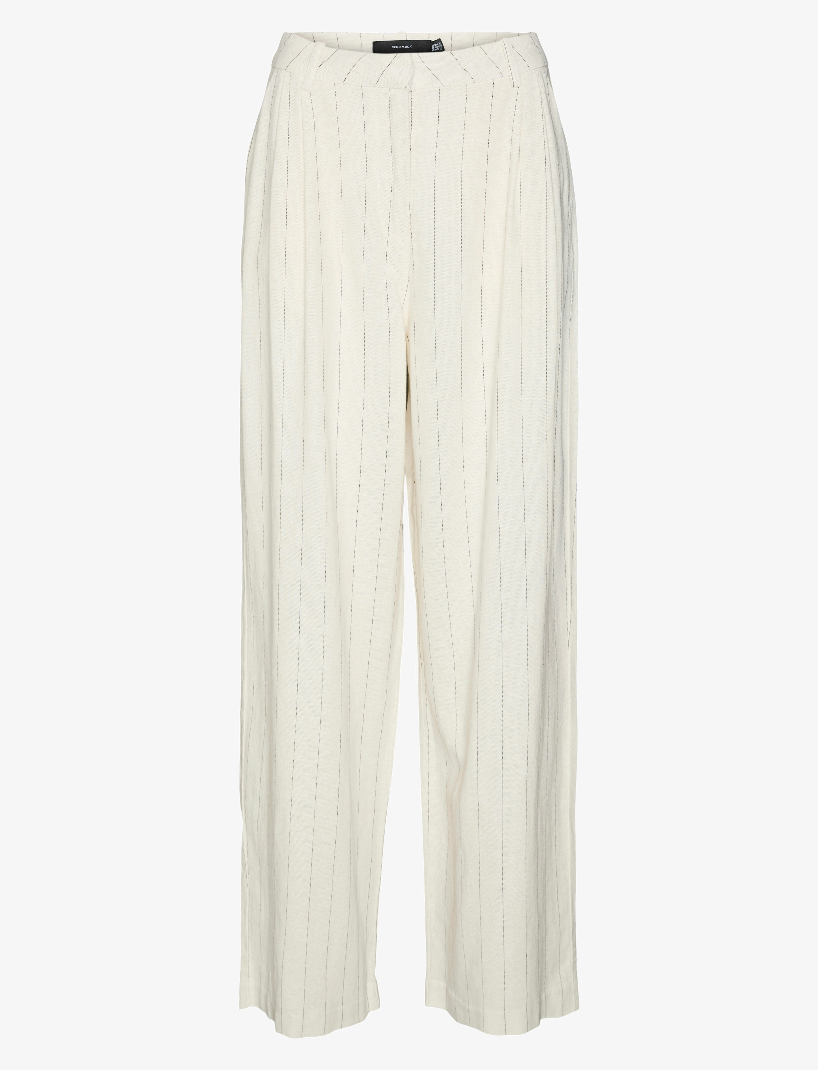 VERO MODA Vmmindy Mw Linen Dad Hose Mix Weiß - 34x32 - Damen