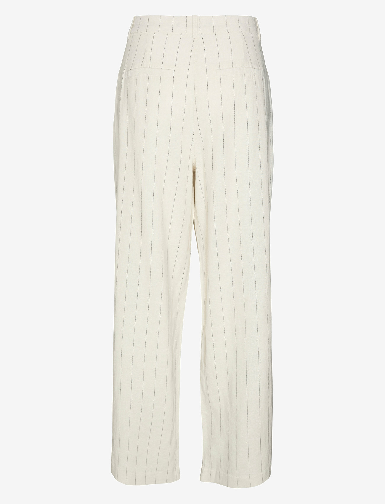 Vero Moda - VMMINDY MW LINEN DAD PANT MIX - linased püksid - oatmeal - 2