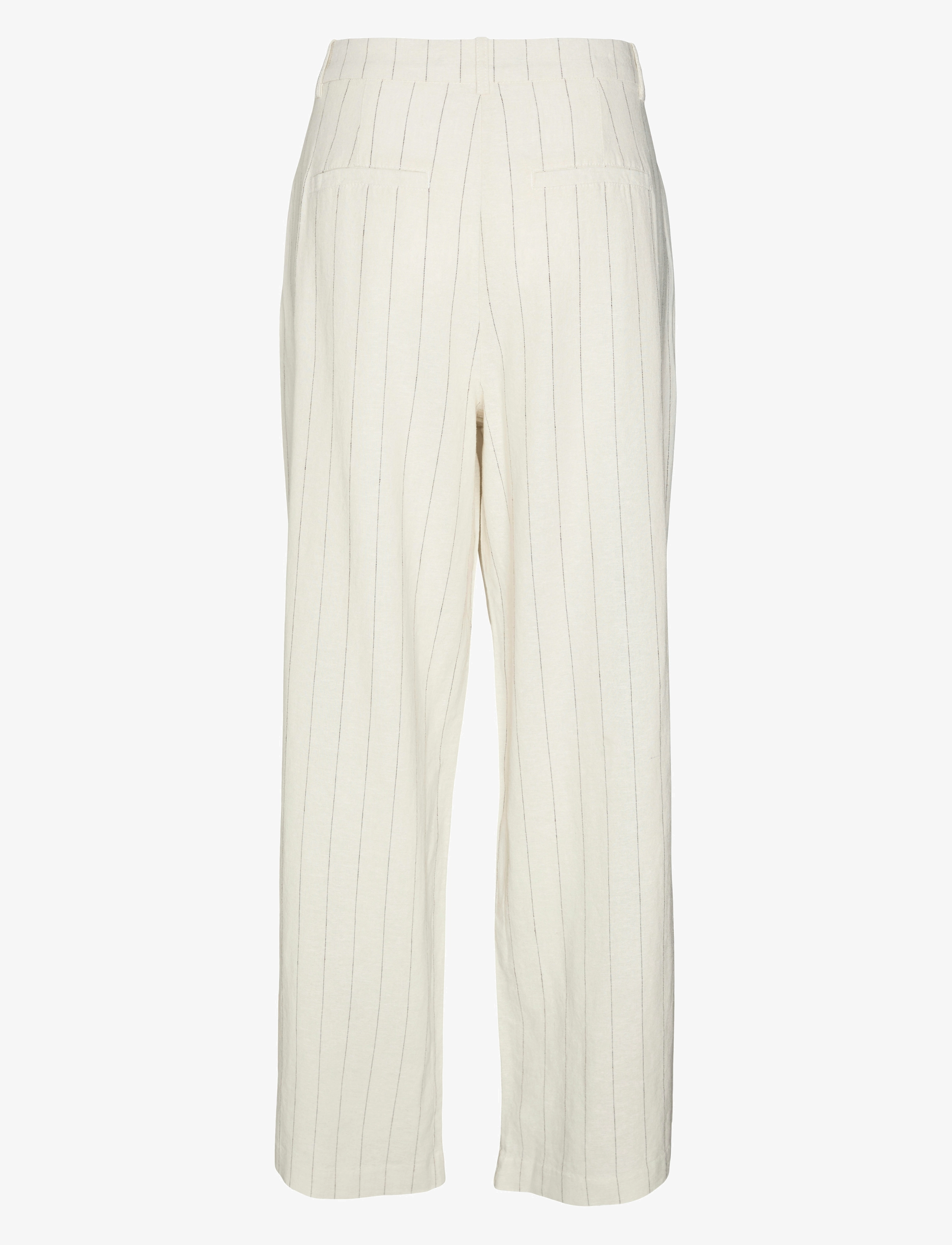 Vero Moda - VMMINDY MW LINEN DAD PANT MIX - leinenhosen - oatmeal - 2