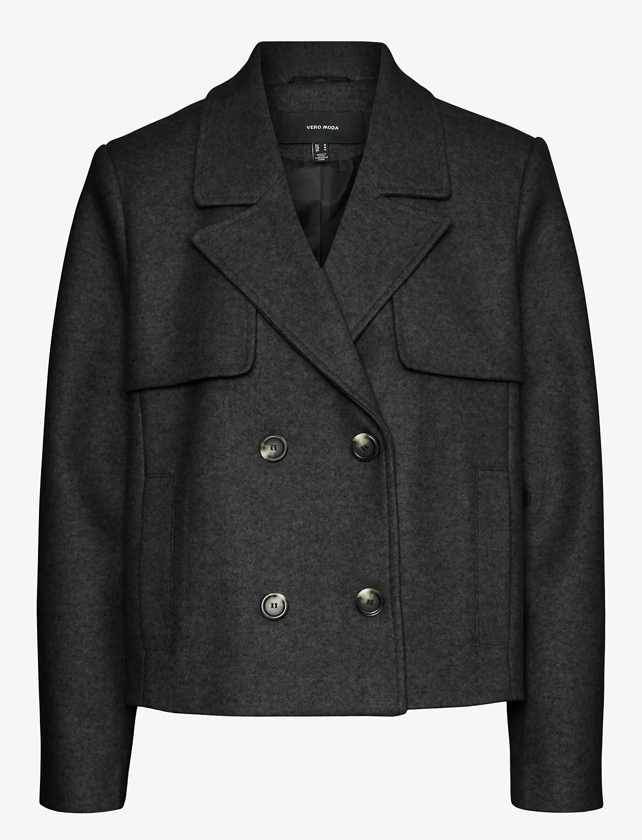 Vero Moda - VMFORTUNESHEILA SHORT JACKET GA BOO - jakker - black - 1