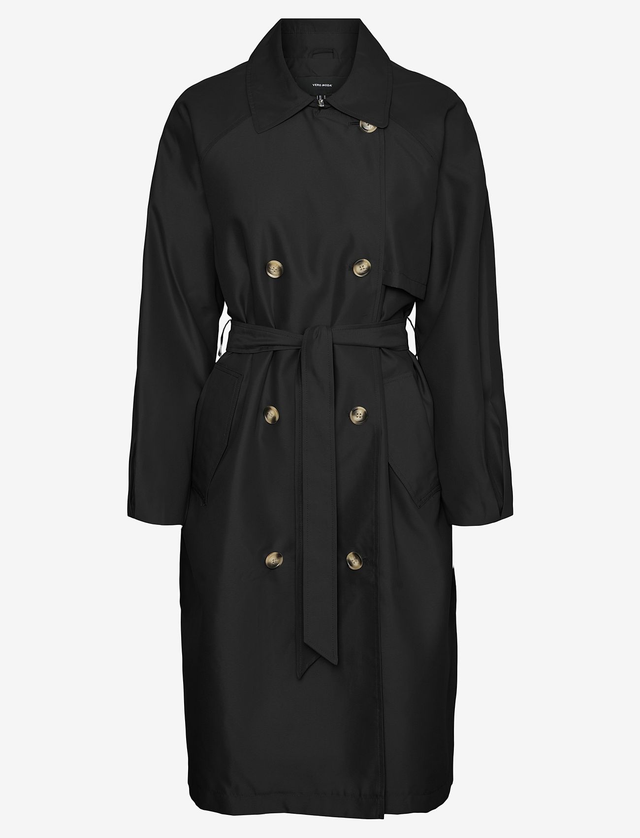 Vero Moda - VMDOREENSOFFY LONG TRENCHCOAT ENT - trenchcoats - black - 1