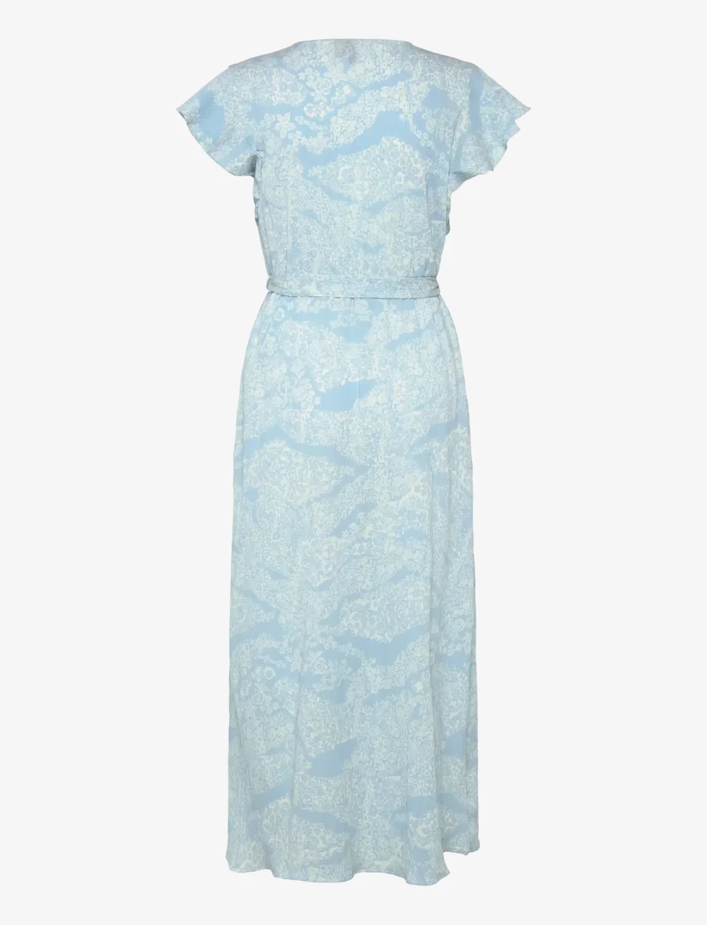 Vero Moda - VMPAGE S/L LONG WRAP DRESS WVN GA - sommerkleider - airy blue - 2