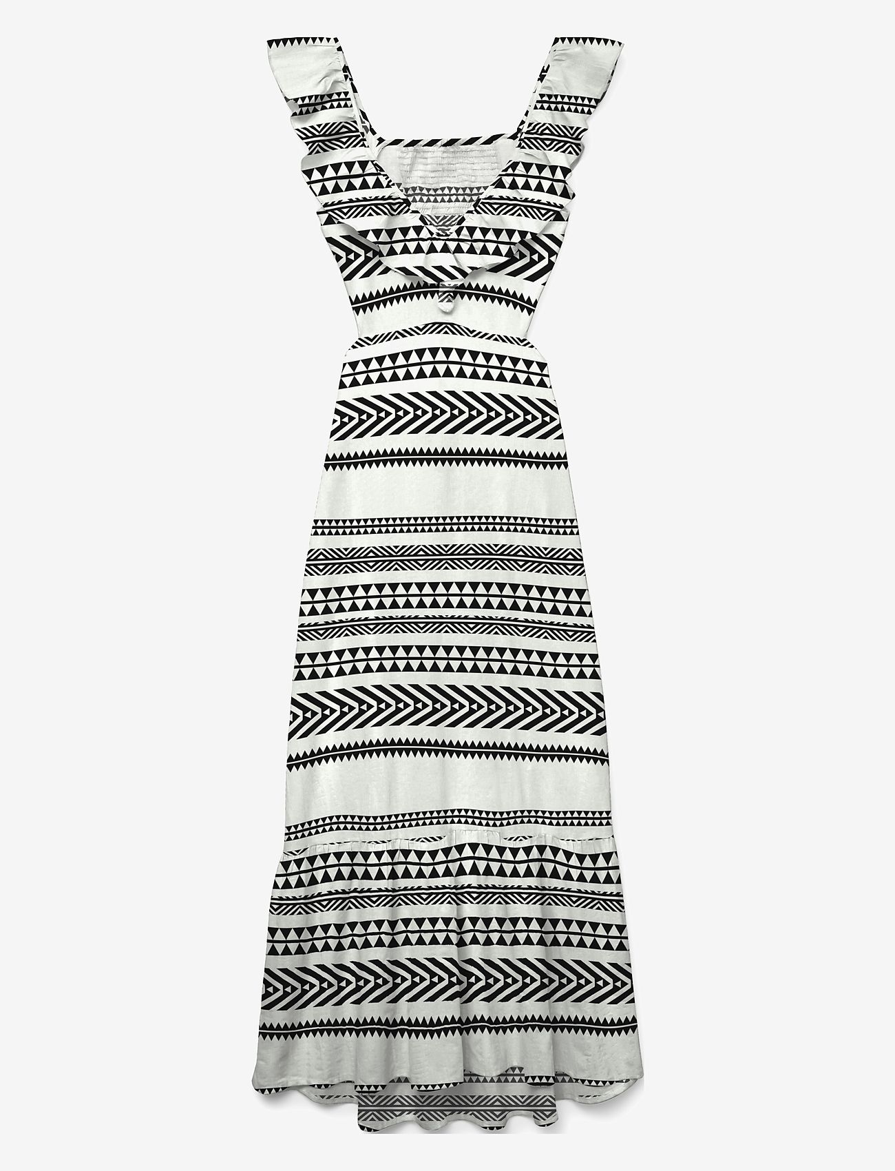 Vero Moda - VMDICTHE S/L ANKLE DETAIL DRESS WVN GA - vasaras kleitas - snow white - 0