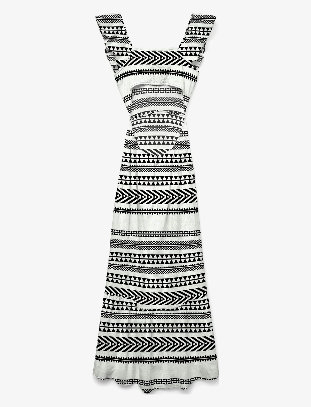 Vero Moda - VMDICTHE S/L ANKLE DETAIL DRESS WVN GA - summer dresses - snow white - 1