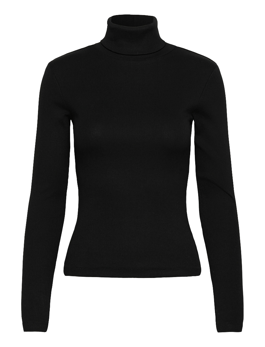 Vero Moda - VMCHLOE LS ROLLNECKTOP JRS NOOS - black - 1