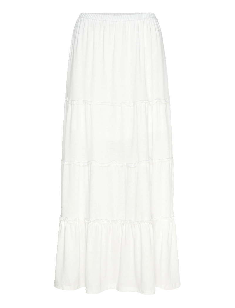 Vero Moda - VMJUNE HW ANKLE SKIRT JRS GA - ilgi sijonai - snow white - 0