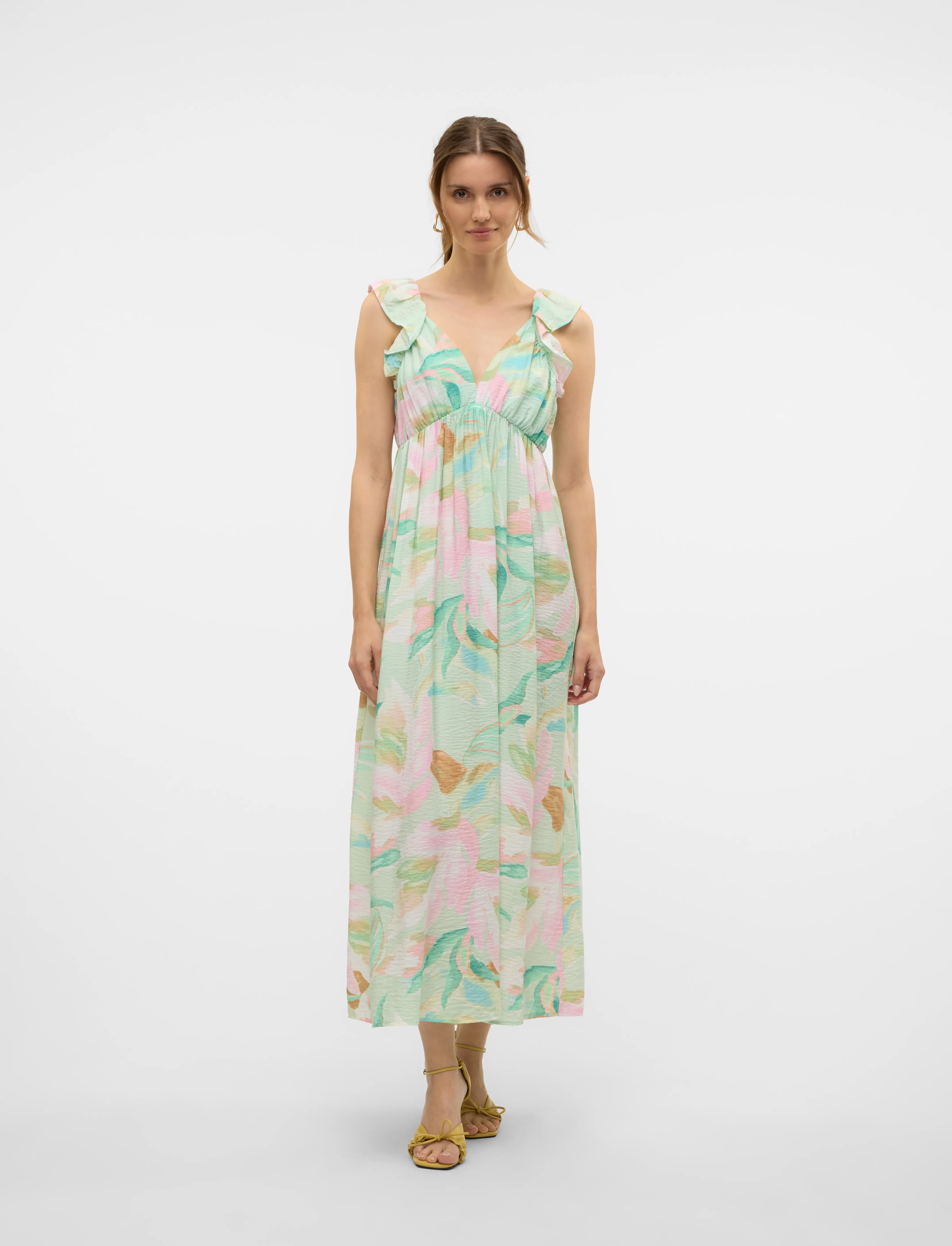Vmjosie Sl Ankle Frill Dress Wvn Ga 3