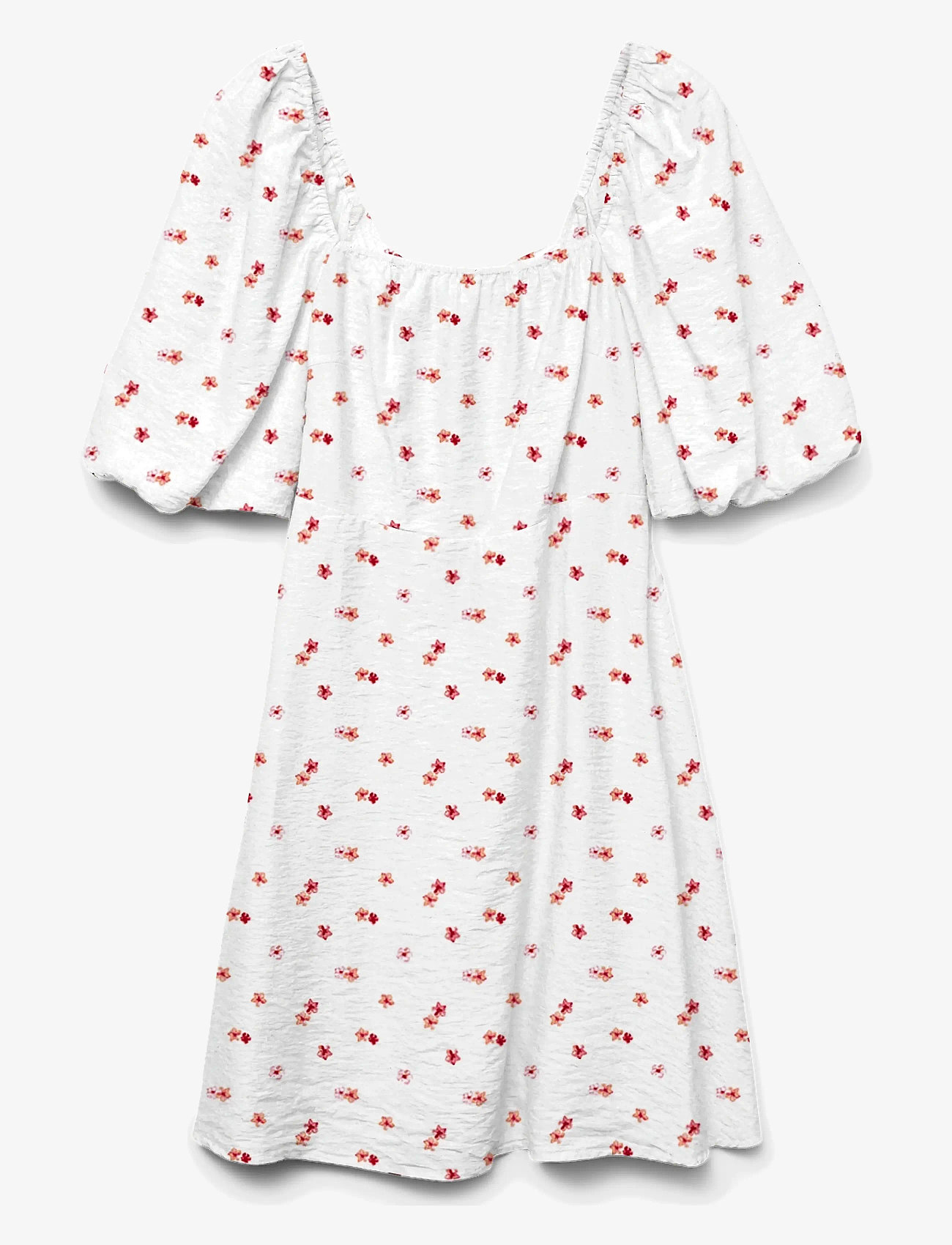 Vero Moda - VMODETTE 2/4 SHORT BOW DRESS WVN - konfirmationstøj - cloud dancer - 0