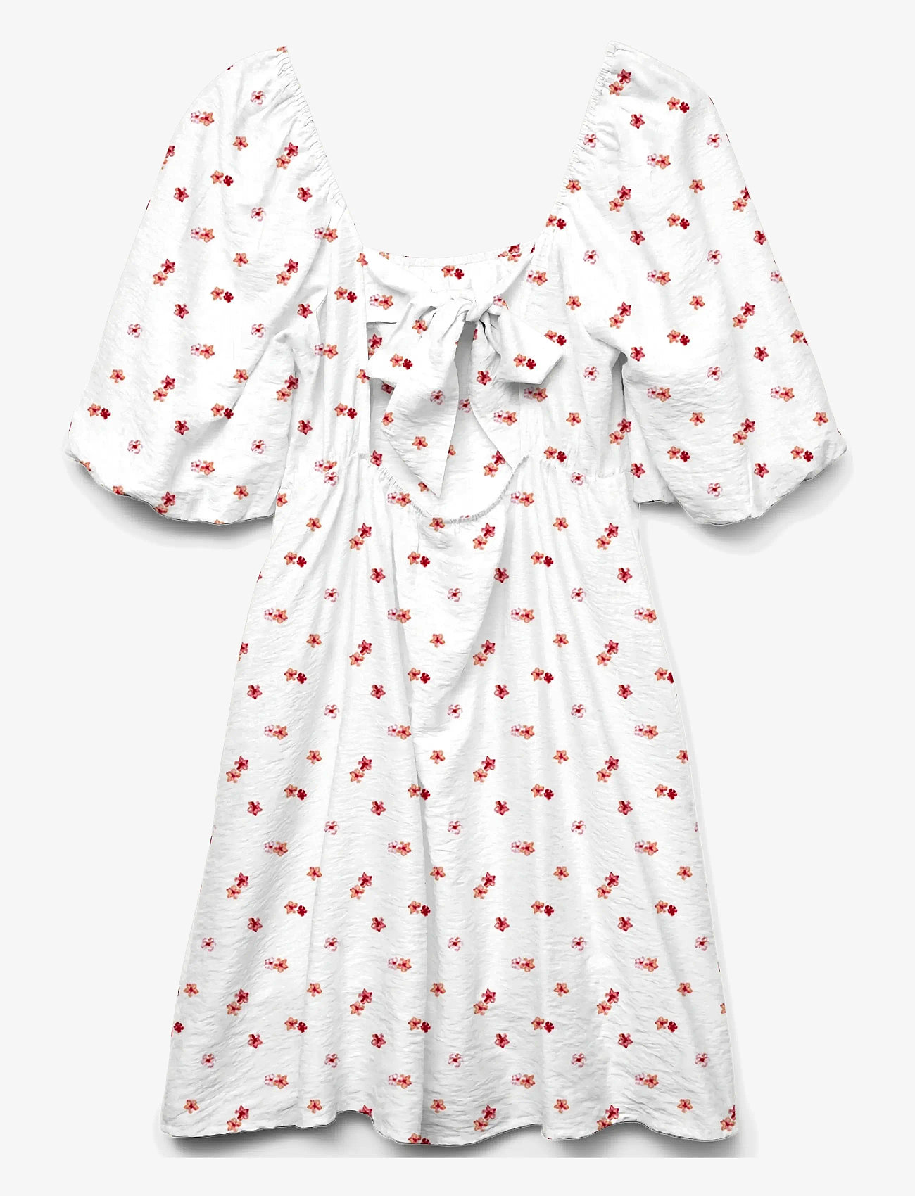 Vero Moda - VMODETTE 2/4 SHORT BOW DRESS WVN - konfirmationstøj - cloud dancer - 1
