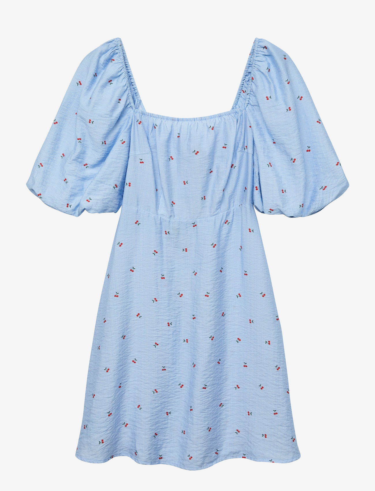 Vero Moda - VMODETTE 2/4 SHORT BOW DRESS WVN - suvekleidid - snow white - 1