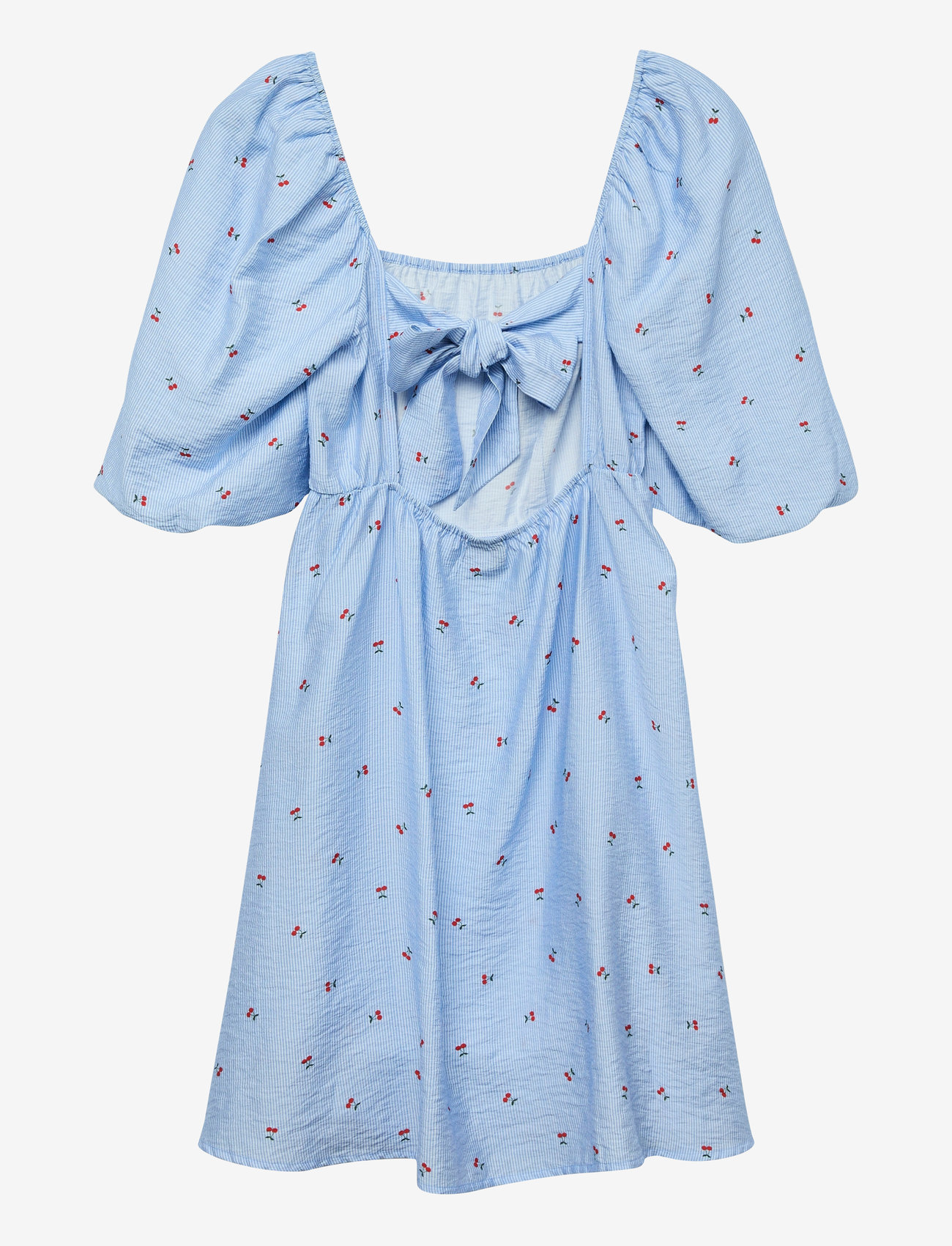 Vero Moda - VMODETTE 2/4 SHORT BOW DRESS WVN - suvekleidid - snow white - 2