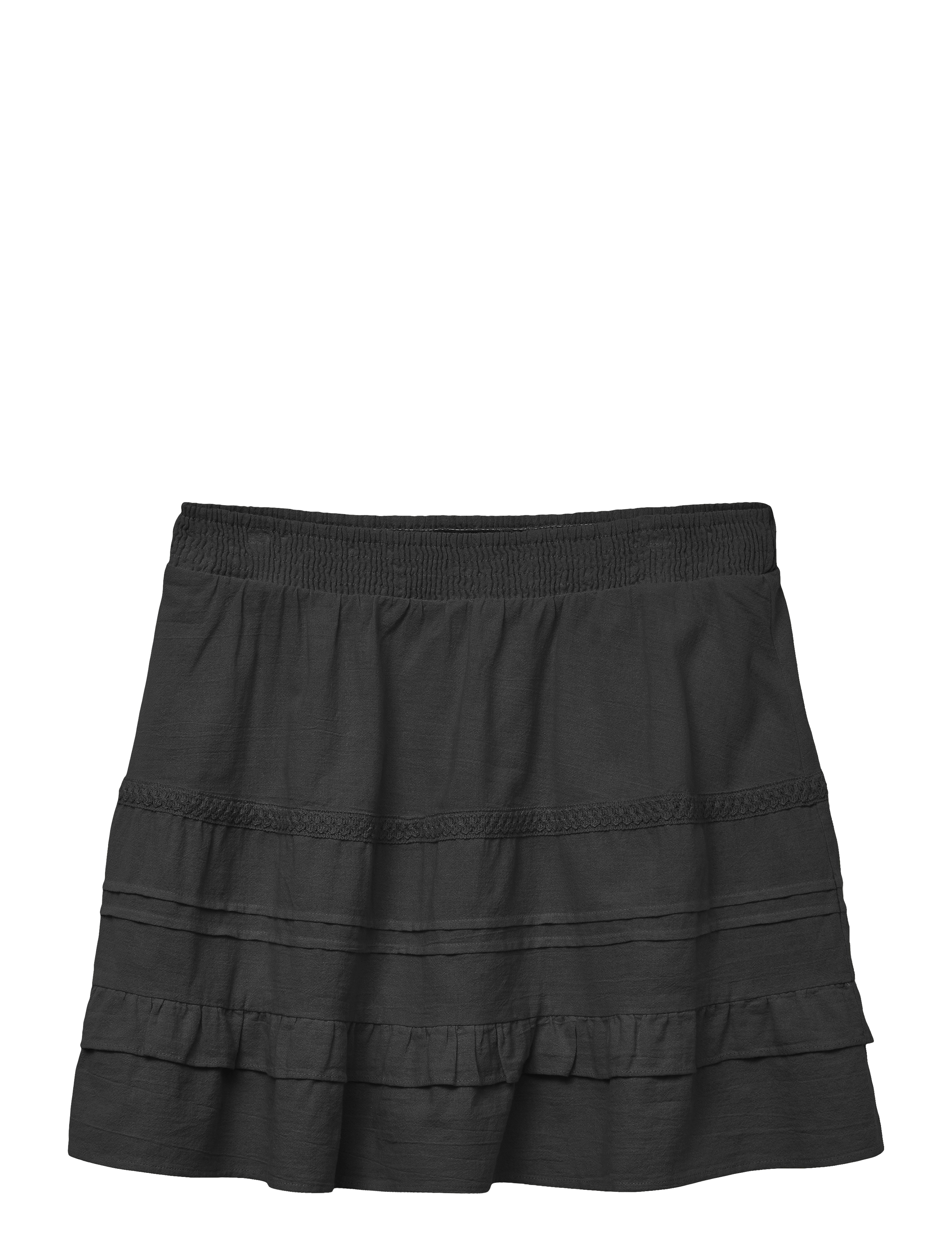 Vero Moda VMPRETTY SHORT SKIRT WVN GA NOOS - Nederdele - BLACK / black
