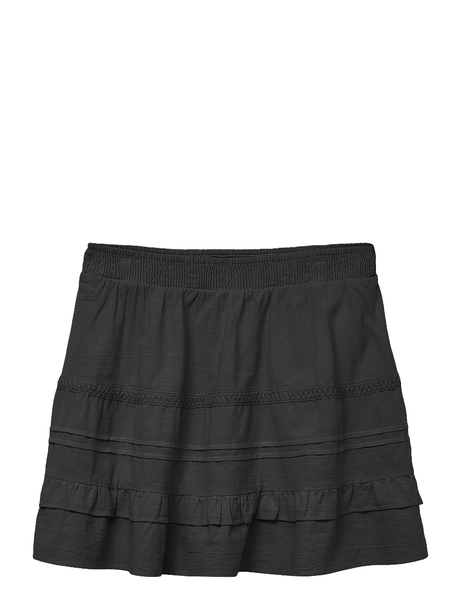 Vero Moda - VMPRETTY SHORT SKIRT WVN GA NOOS - jupes courtes - black - 1