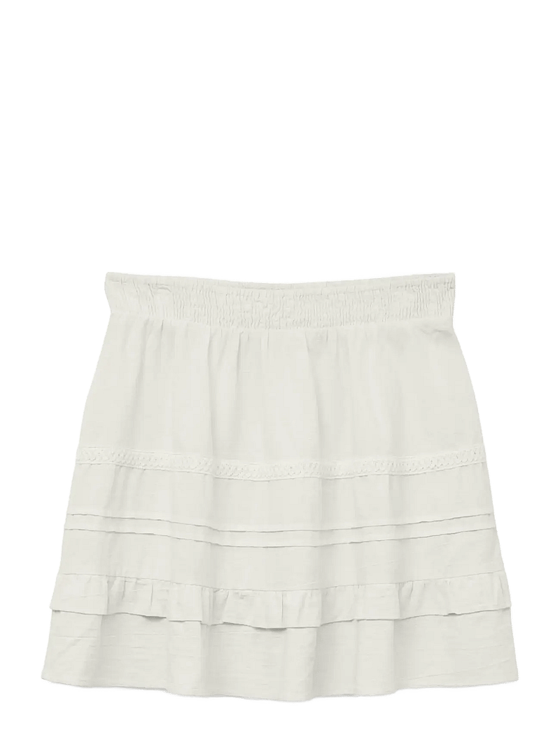 Vero Moda - VMPRETTY SHORT SKIRT WVN GA NOOS - short skirts - snow white - 1