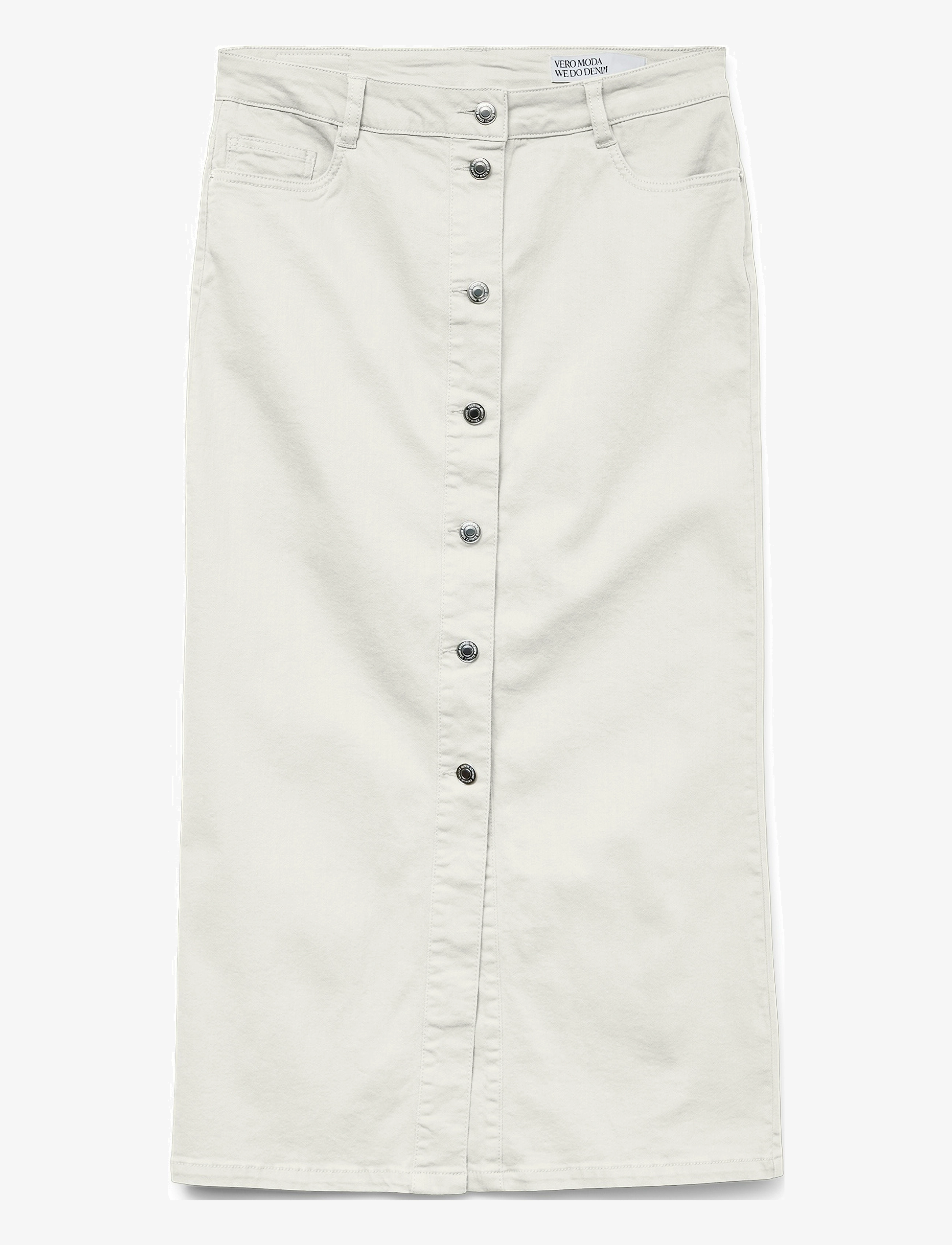 VERO MODA Vmwild Alvida Button Hr 7/8 Clr Rock Weiß - XS - Damen