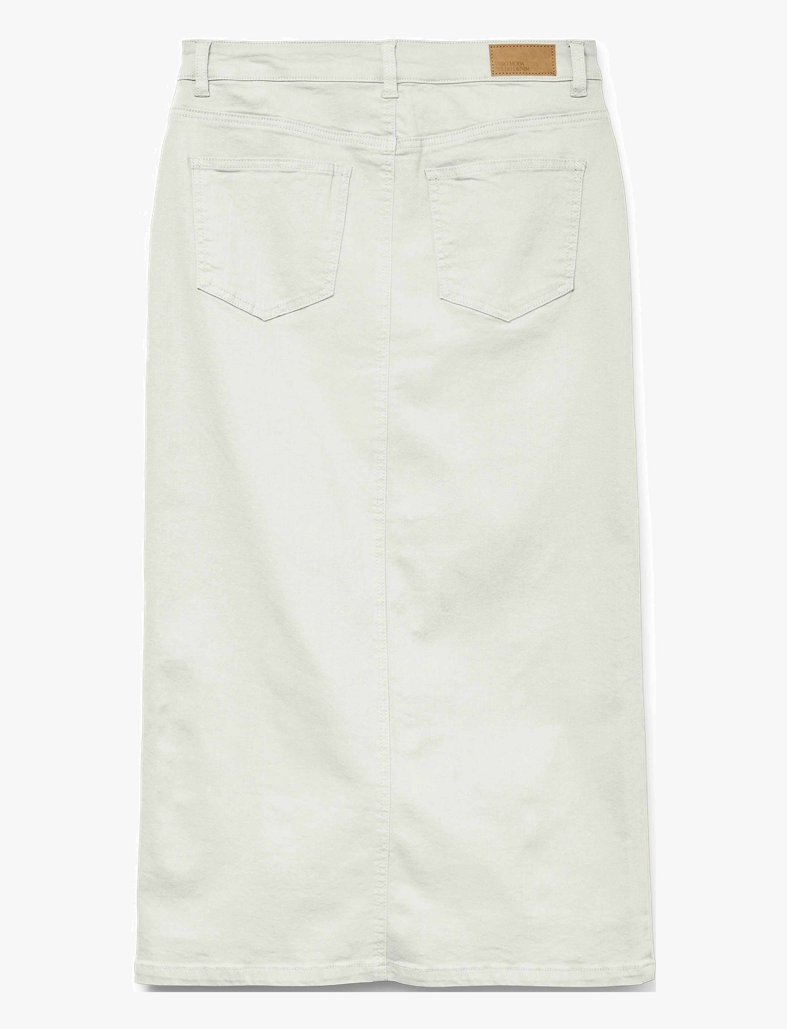 Vero Moda - VMWILD ALVIDA BUTTON HR 7/8 CLR  SKIRT - midi nederdele - snow white - 2