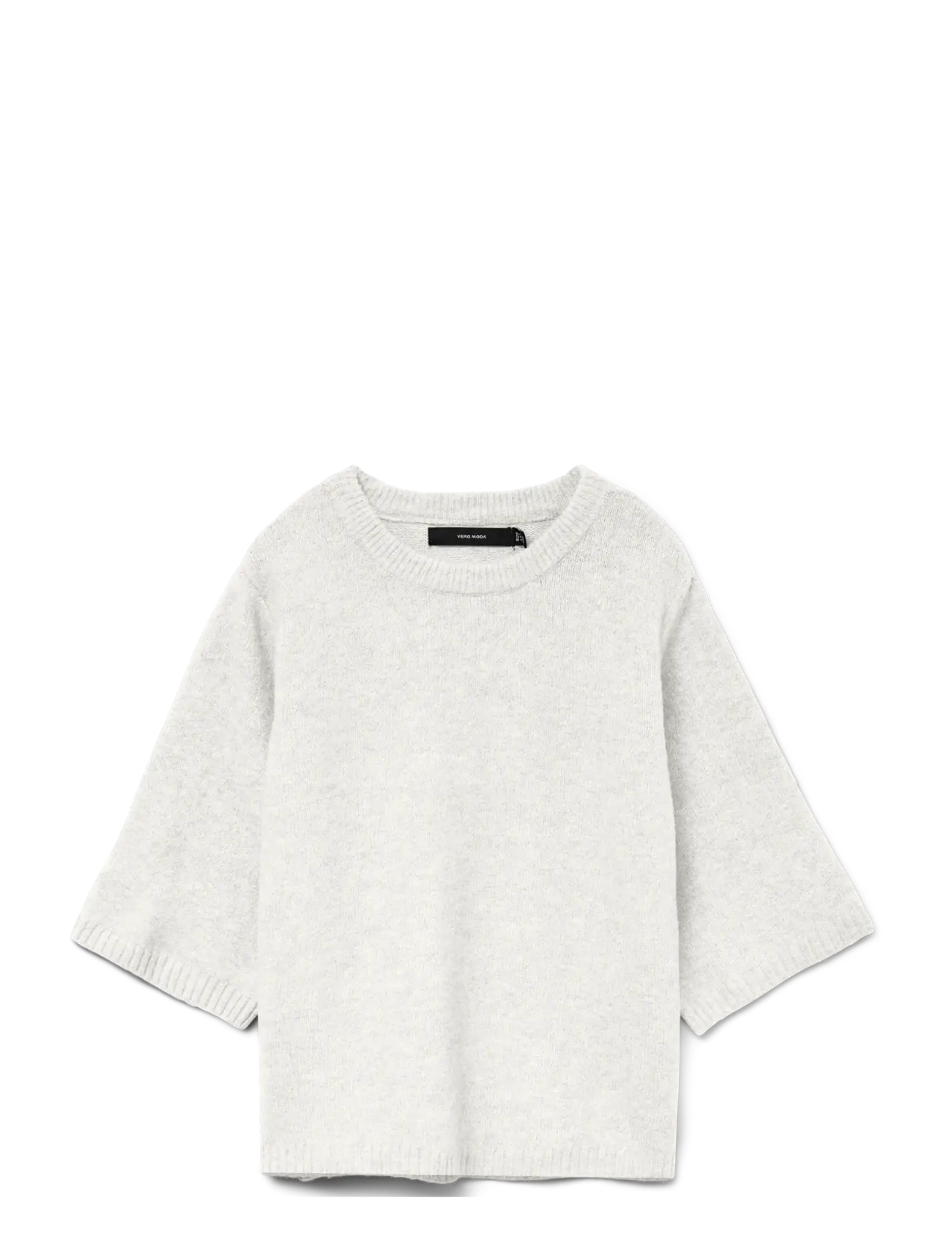 Vero Moda VMBOOM 2/4 O-NK OVERSIZE PULLOVE GA NOOS - T-Shirts & Tops - BIRCH / grey