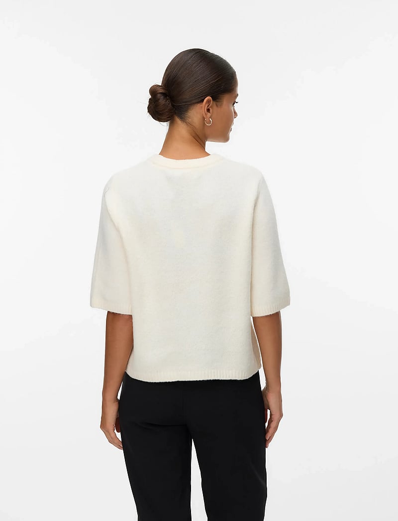 Vero Moda - VMBOOM 2/4 O-NK OVERSIZE PULLOVE GA NOOS - stickade tröjor - birch - 2