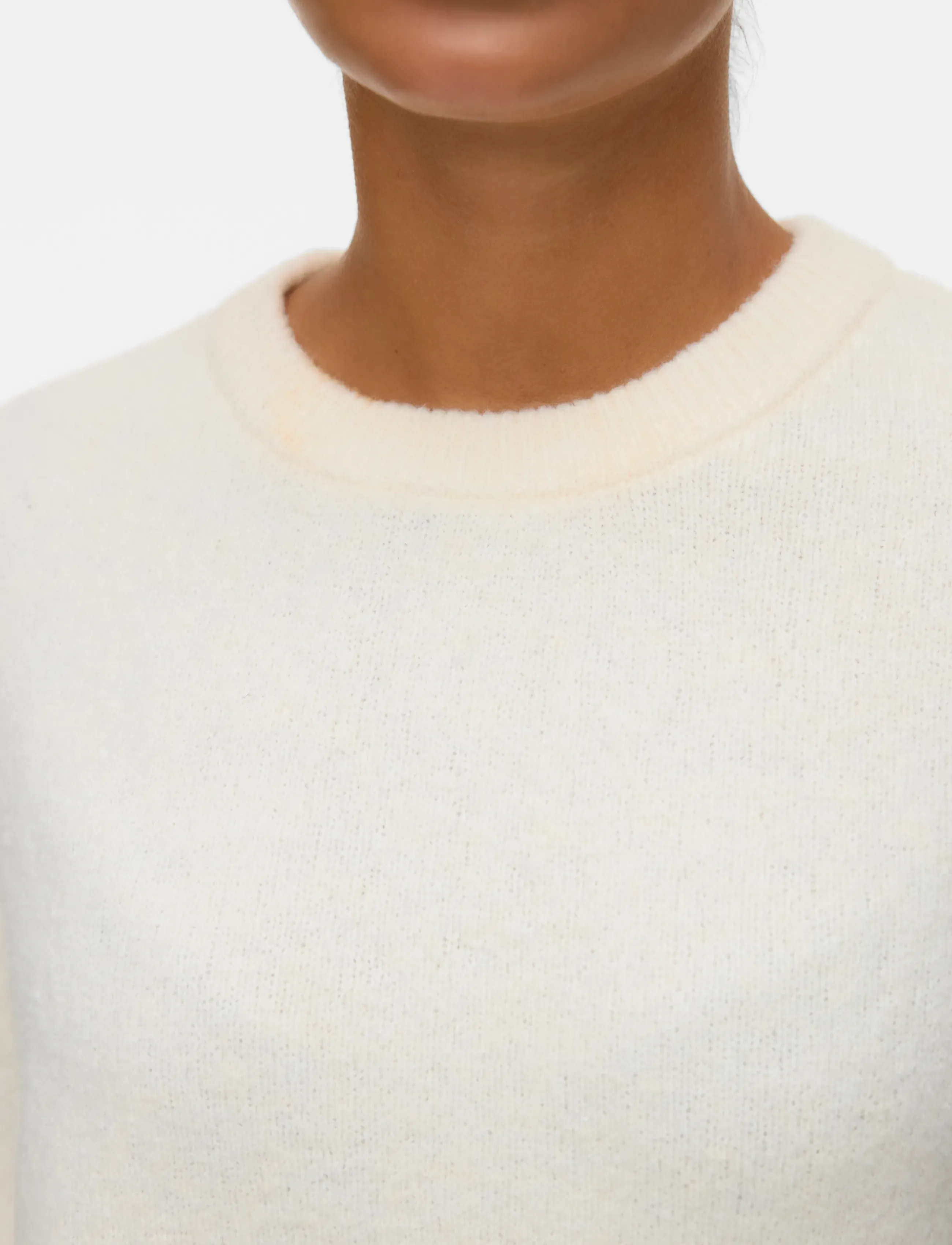 Vero Moda VMBOOM 2/4 O-NK OVERSIZE PULLOVE GA NOOS - Födelsedag - BIRCH / grey