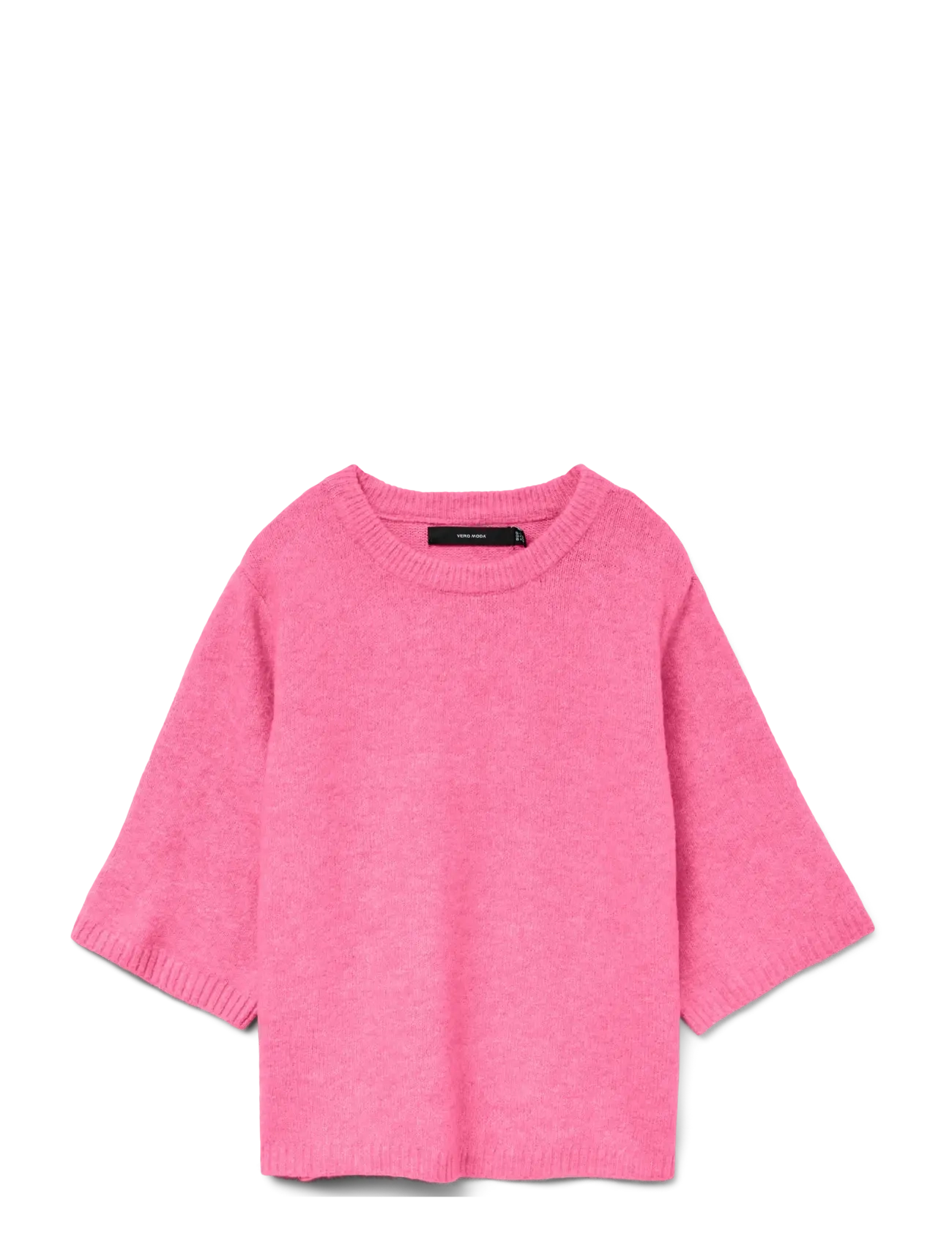 Vero Moda VMBOOM 2/4 O-NK OVERSIZE PULLOVE GA NOOS - T-Shirts & Tops - PINK COSMOS / pink/rose