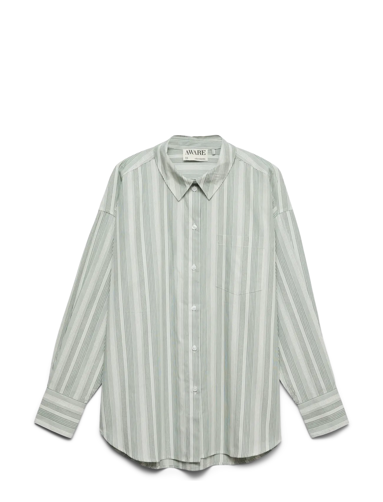 Vero Moda Awparina Ls Loose Shirt Noos, XS, Green, Skjorter > Langærmede, Dame