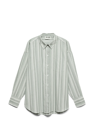 Vero Moda AWPARINA LS LOOSE SHIRT NOOS - Pikkade varrukatega särgid - EDEN / green
