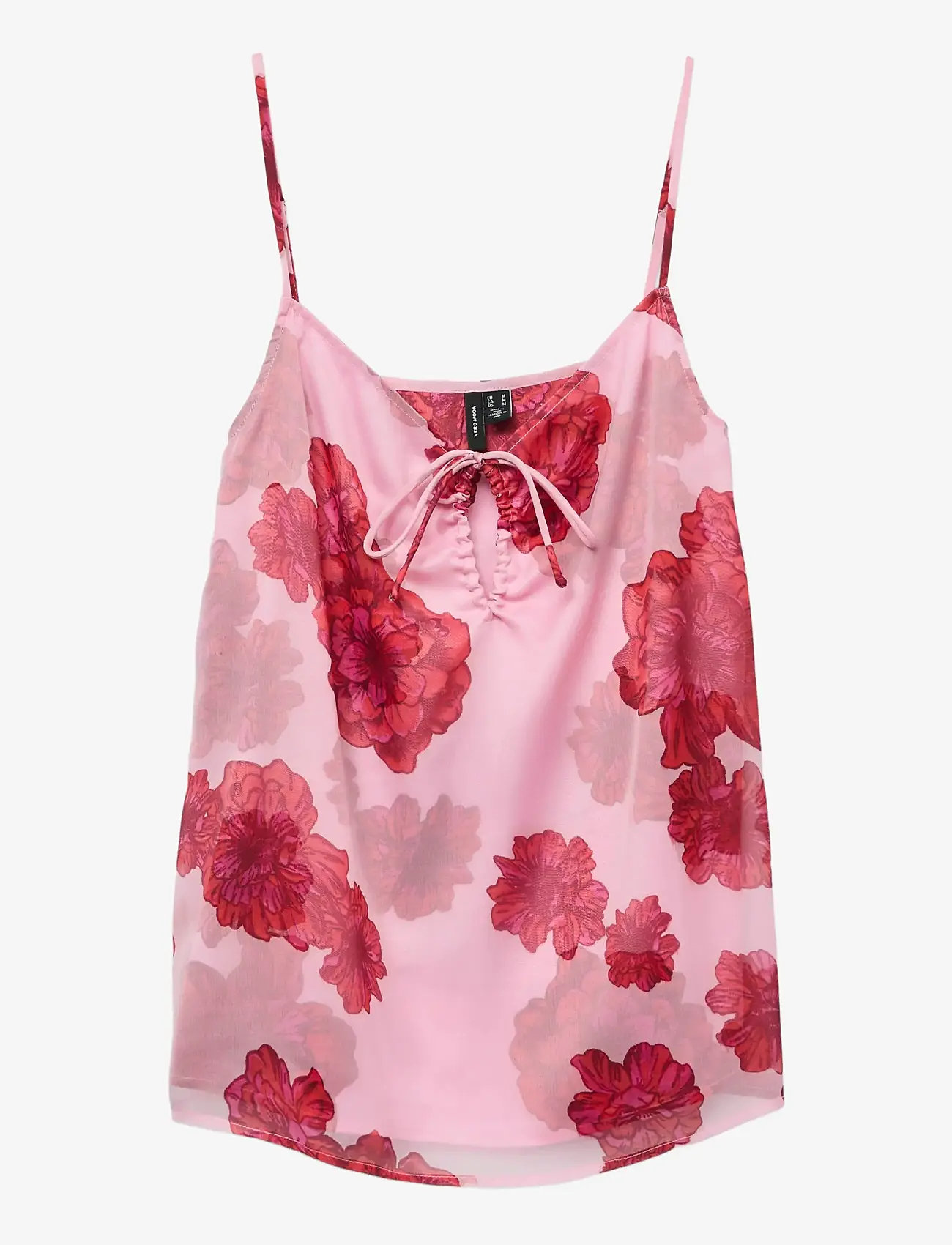 Vero Moda - VMTHILDA TEORA SL SINGLET WVN GA CE - Ärmellose tops - bonbon - 1