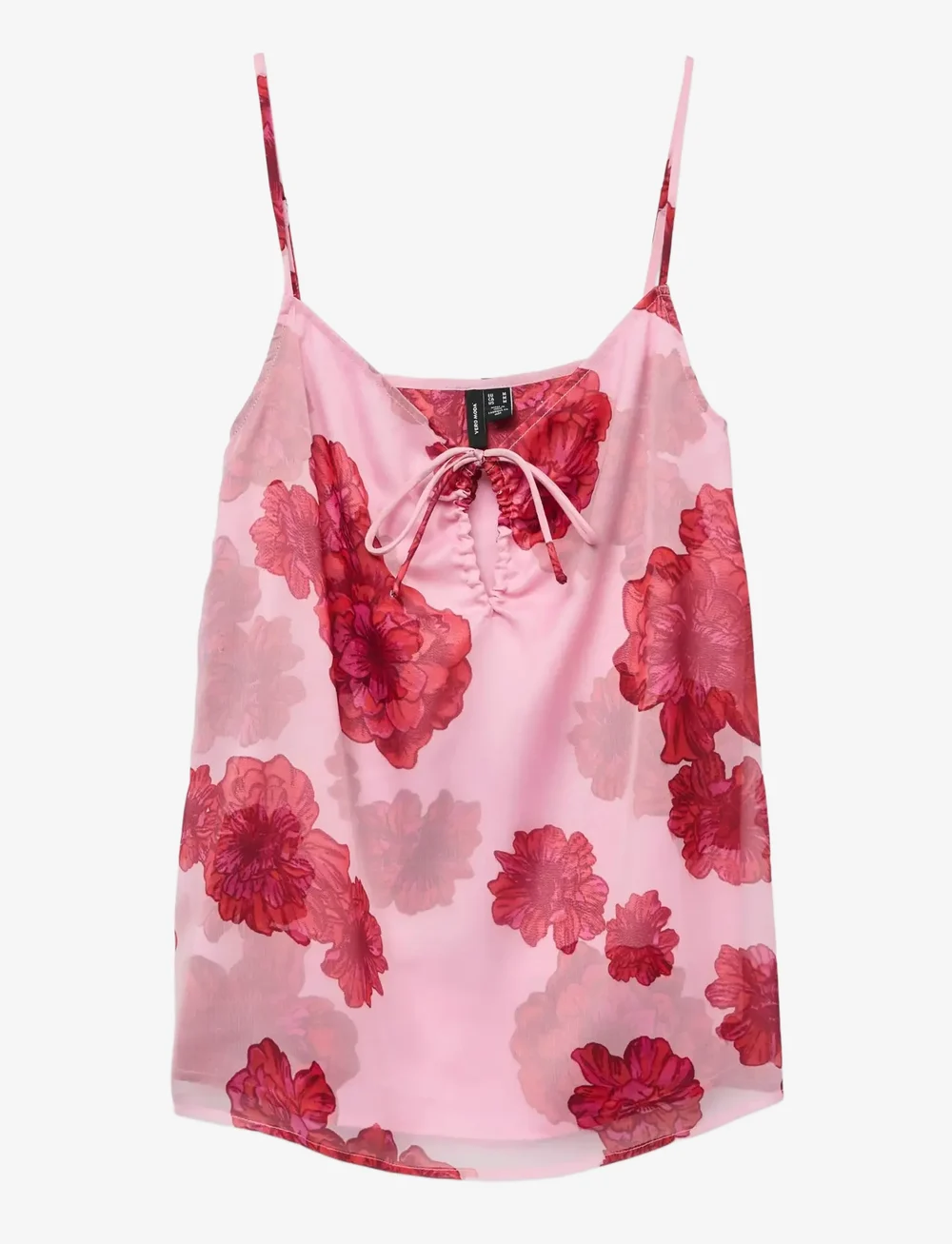 Vero Moda - VMTHILDA TEORA SL SINGLET WVN GA CE - Ärmellose tops - bonbon - 1