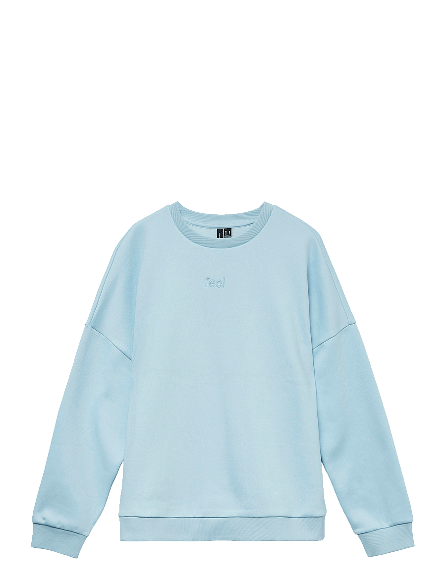 Vero Moda - VMPERNILLE BEA LS SWEAT BOX JRS - hversdagsleg tíska - airy blue - 0