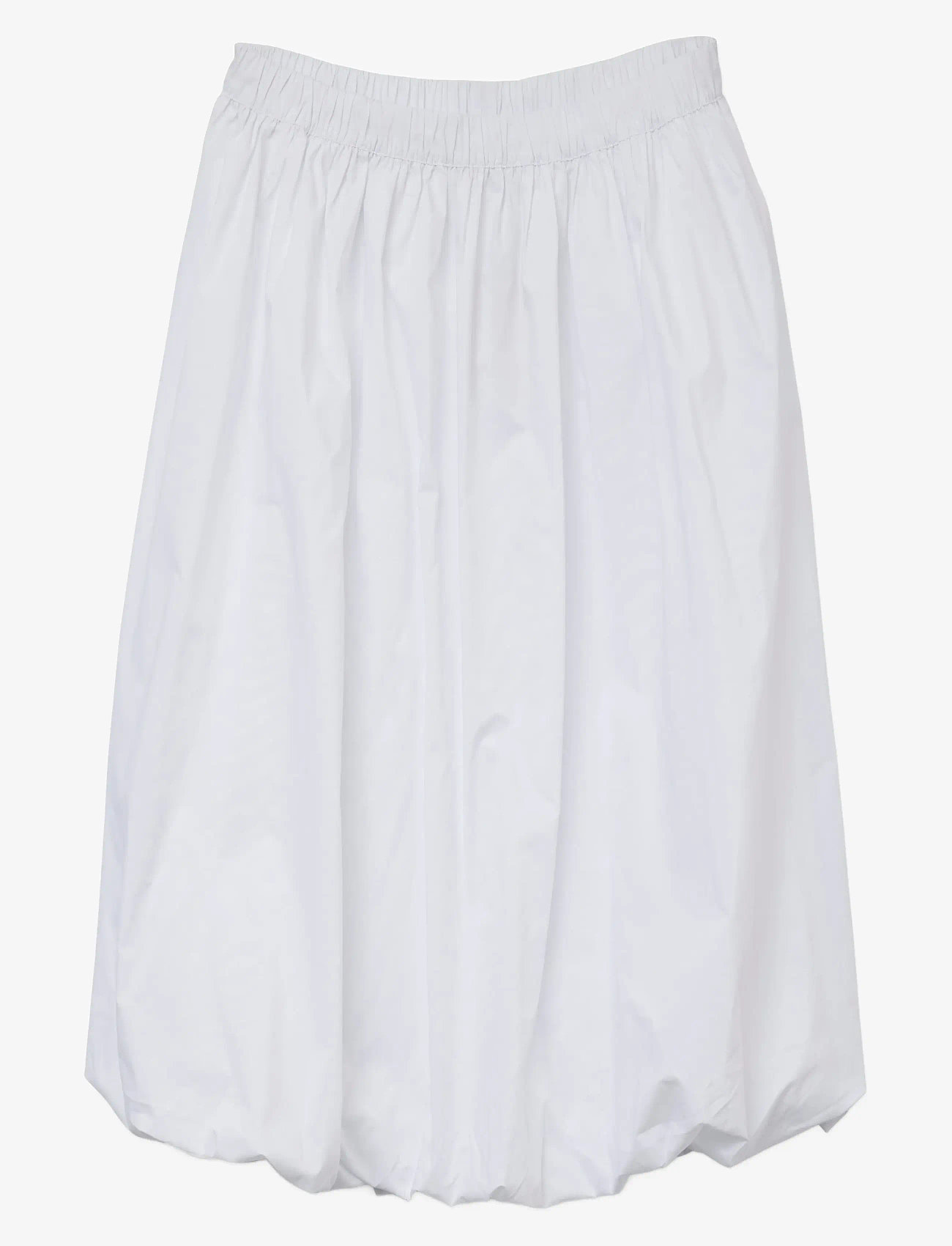 Vero Moda - VMFRIBA MW 7/8 BALLOON SKIRT WVN GA - midi kjolar - snow white - 1