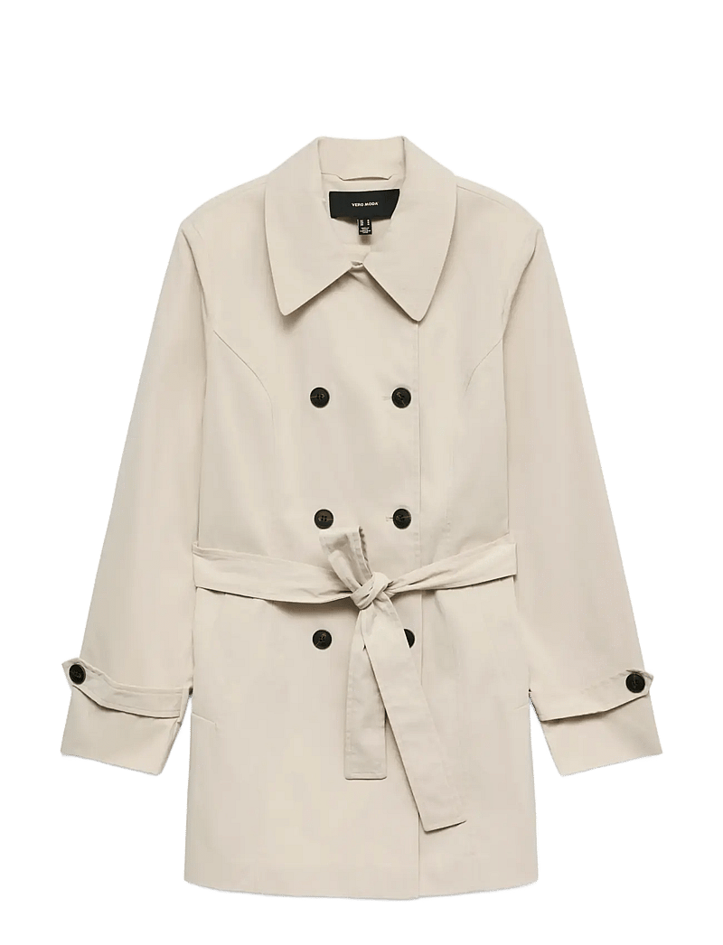 Vero Moda - VMCHELSEA OLIVIA TRENCHCOAT NOOS - trenchcoats - oatmeal - 1