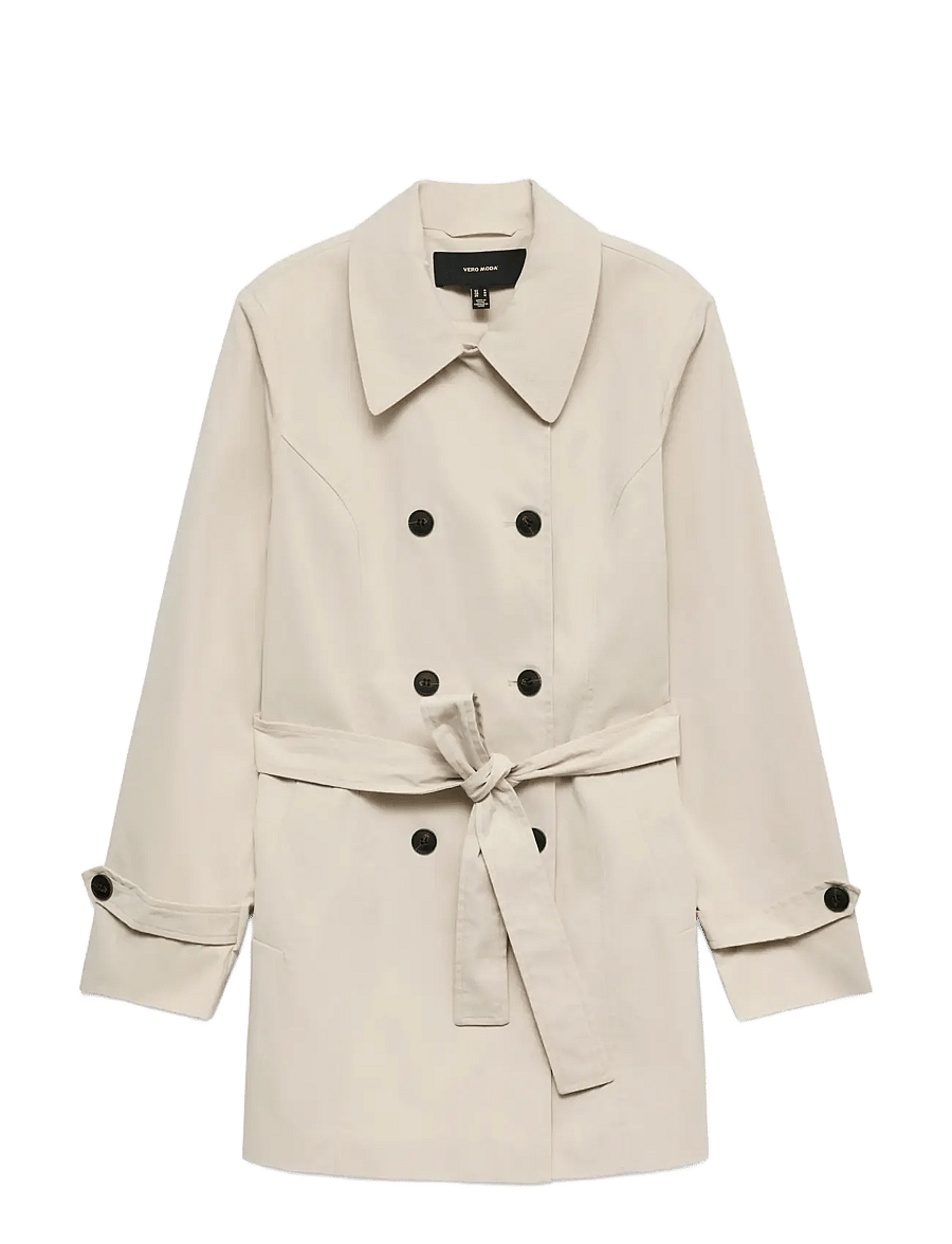 Vero Moda - VMCHELSEA OLIVIA TRENCHCOAT NOOS - trenchcoats - oatmeal - 1
