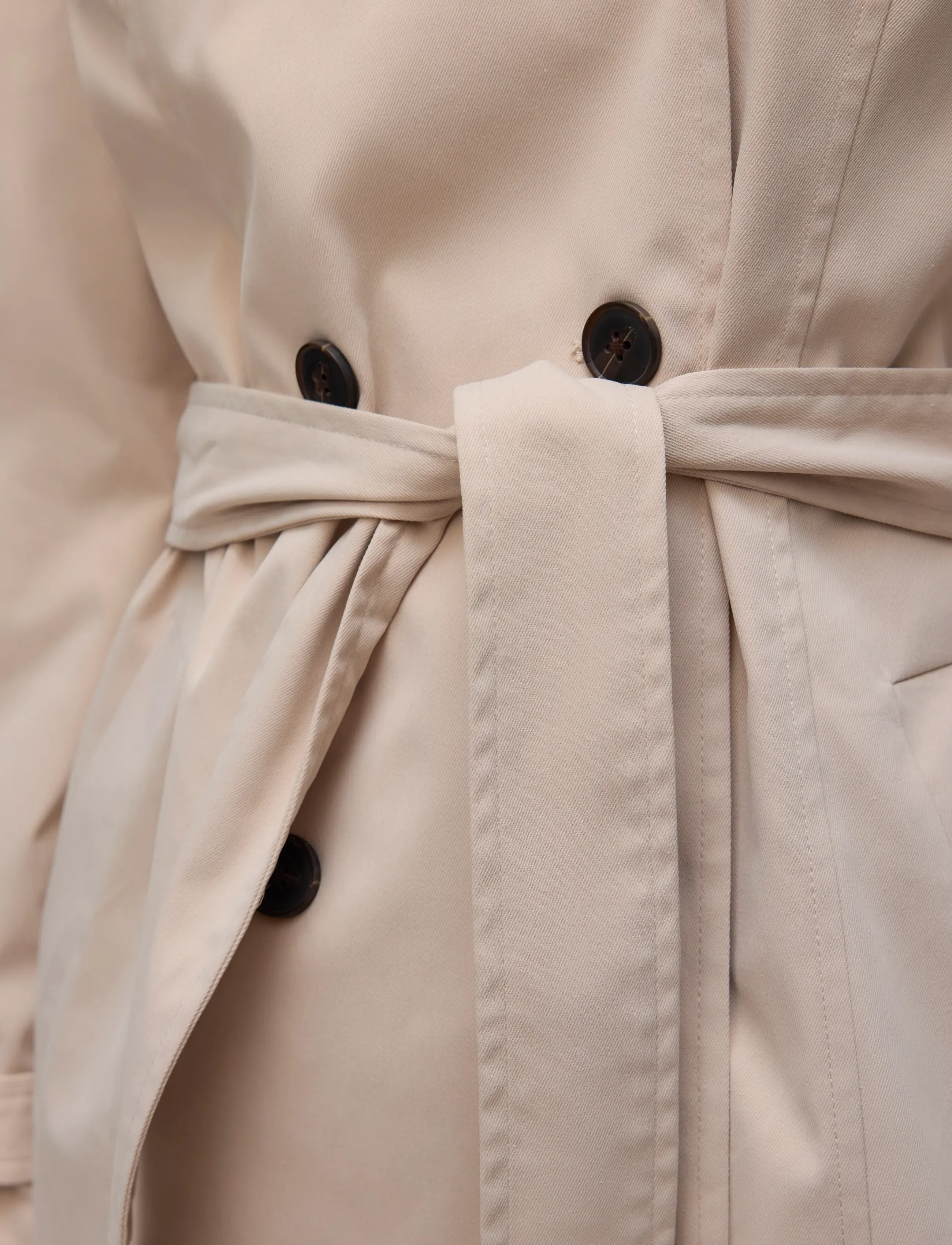 Vero Moda - VMCHELSEA OLIVIA TRENCHCOAT NOOS - trenchcoats - oatmeal - 5