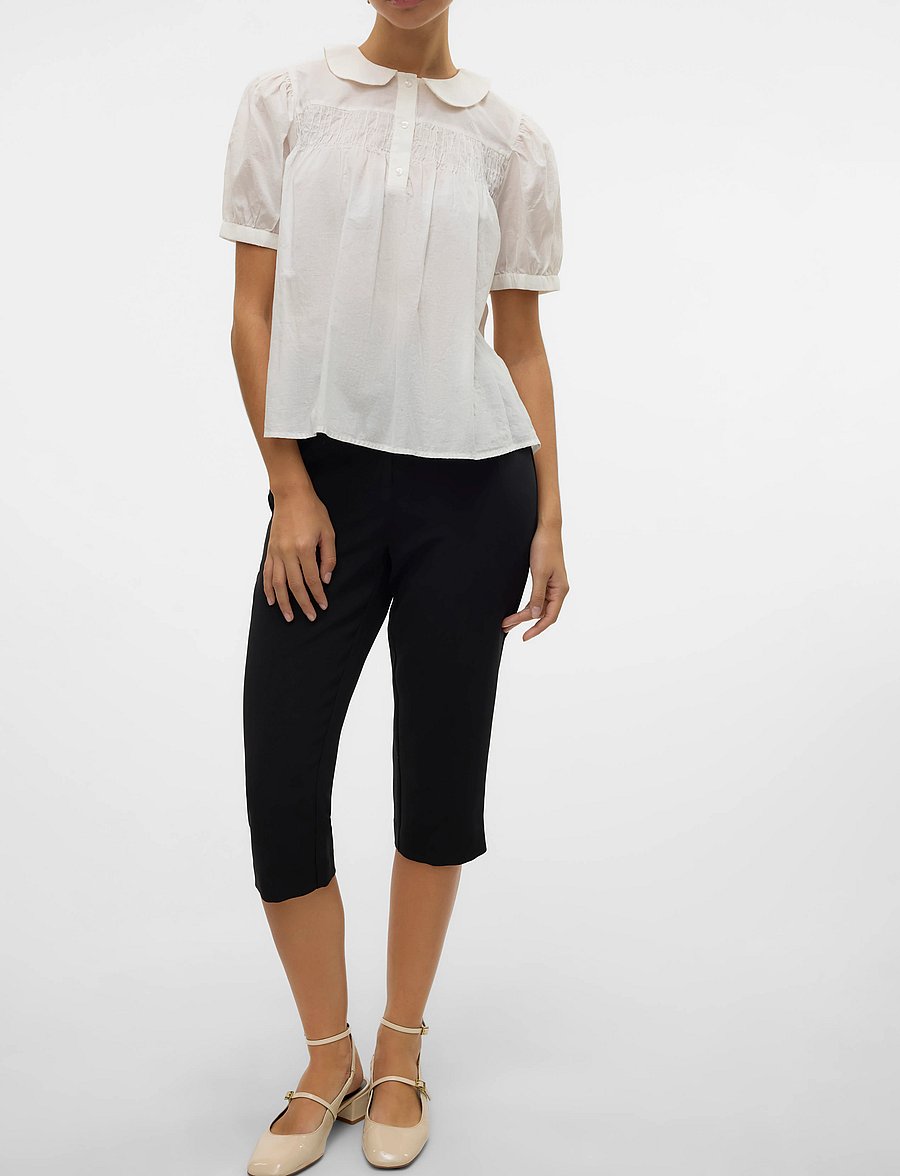 Vero Moda - VMCIRI MW CAPRI PANT - caprihose - black - 3