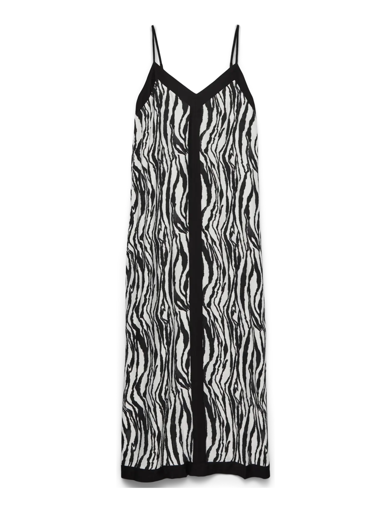 Vero Moda VMDENISE SINGLET ANKLE DRESS WVN BTQ GA - Kjólar - BLACK / black