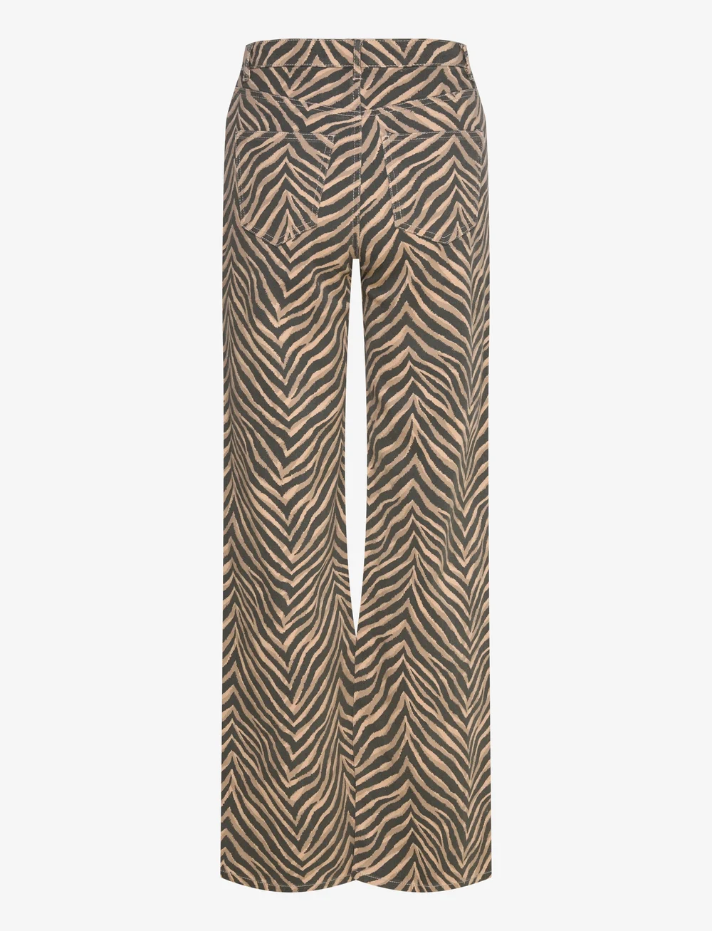 Vero Moda - VMTESSA HR WIDE STRETCH AOP JEANS NOOS - brede jeans - silver mink - 1