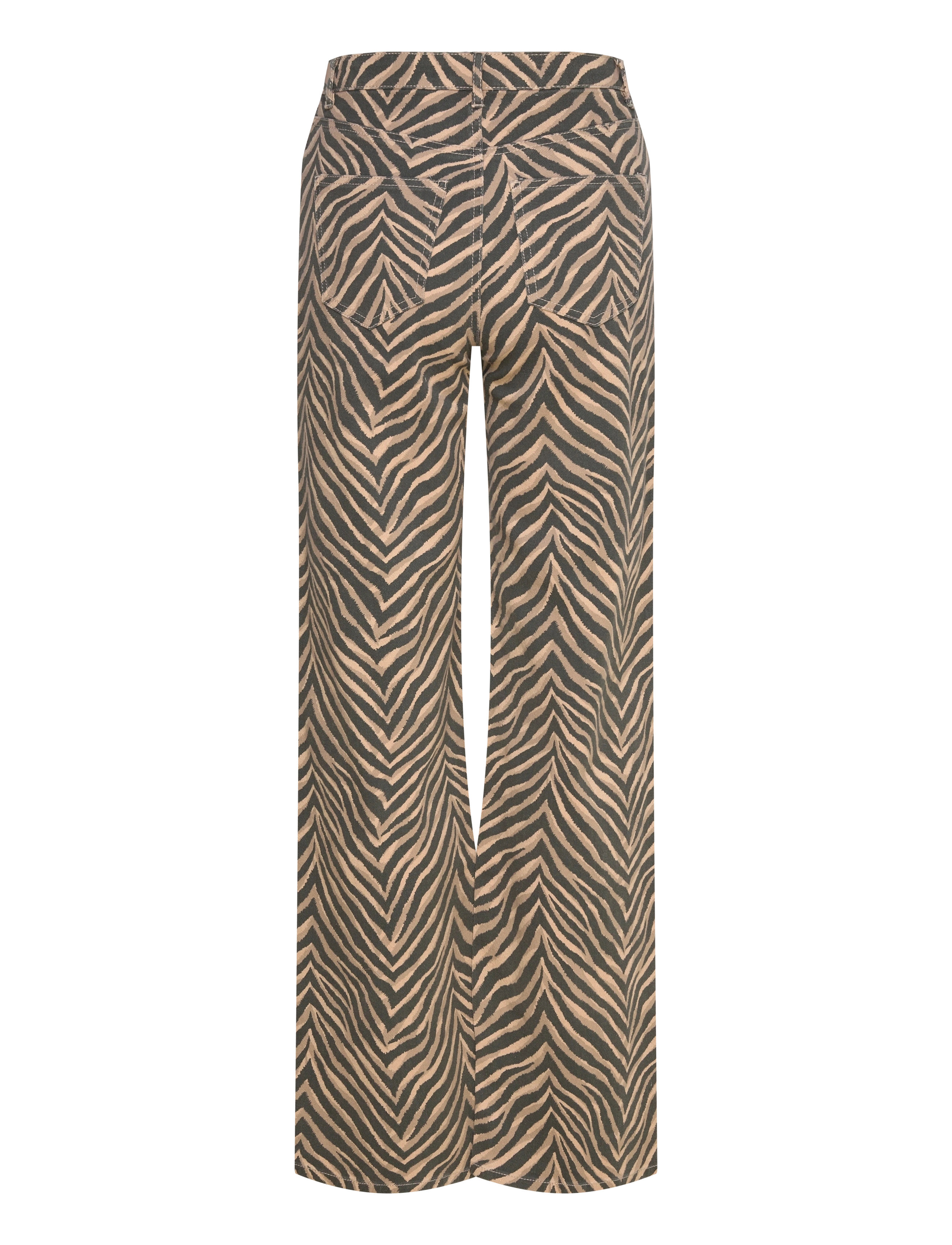 Vero Moda - VMTESSA HR WIDE STRETCH AOP JEANS NOOS - laia säärega teksad - silver mink - 2