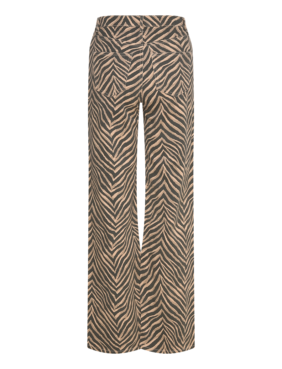 Vero Moda - VMTESSA HR WIDE STRETCH AOP JEANS NOOS - laia säärega teksad - silver mink - 2
