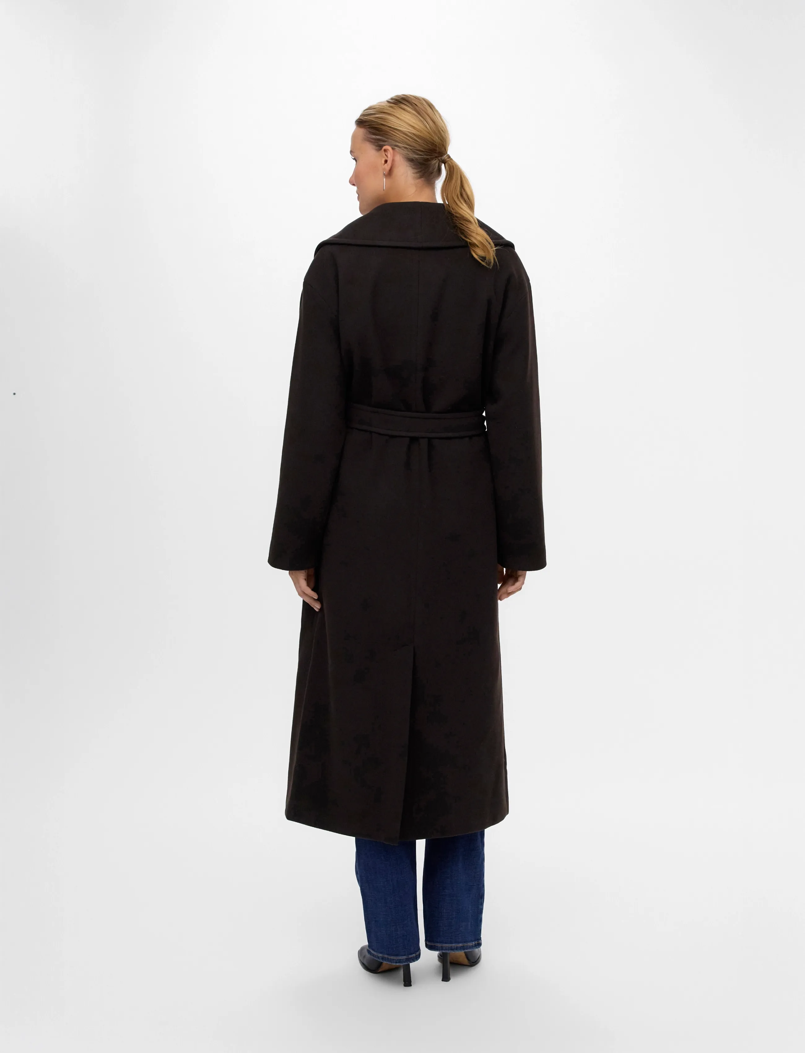 Vero Moda - VMANNE BERGEN XTRA LONG COAT GA - mäntel - chocolate torte - 2
