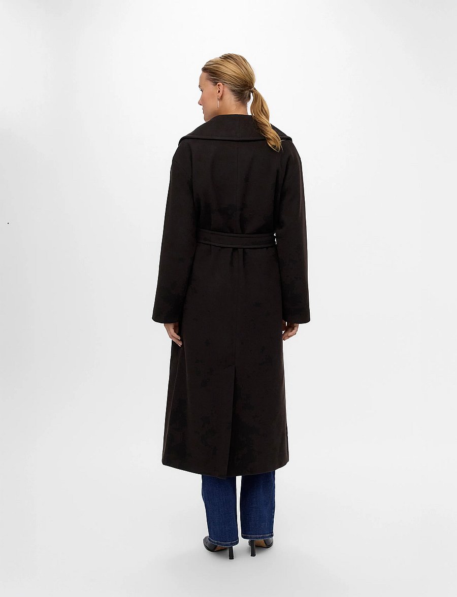 Vero Moda - VMANNE BERGEN XTRA LONG COAT GA - mäntel - chocolate torte - 2
