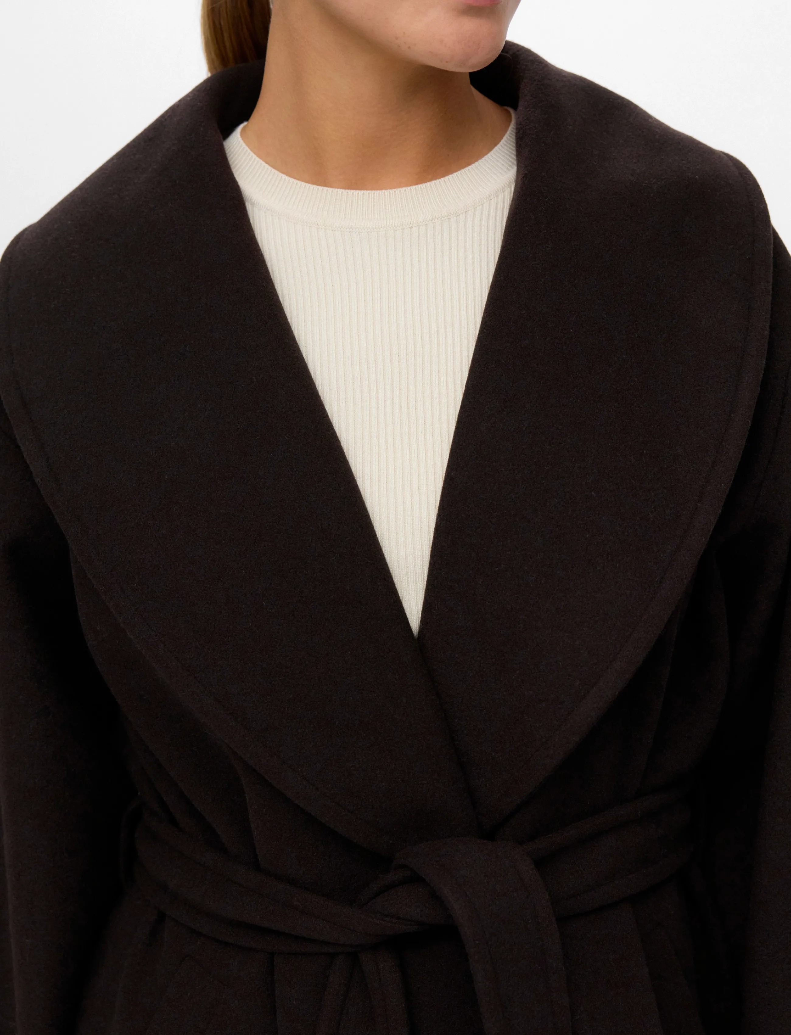 Vero Moda - VMANNE BERGEN XTRA LONG COAT GA - mäntel - chocolate torte - 3