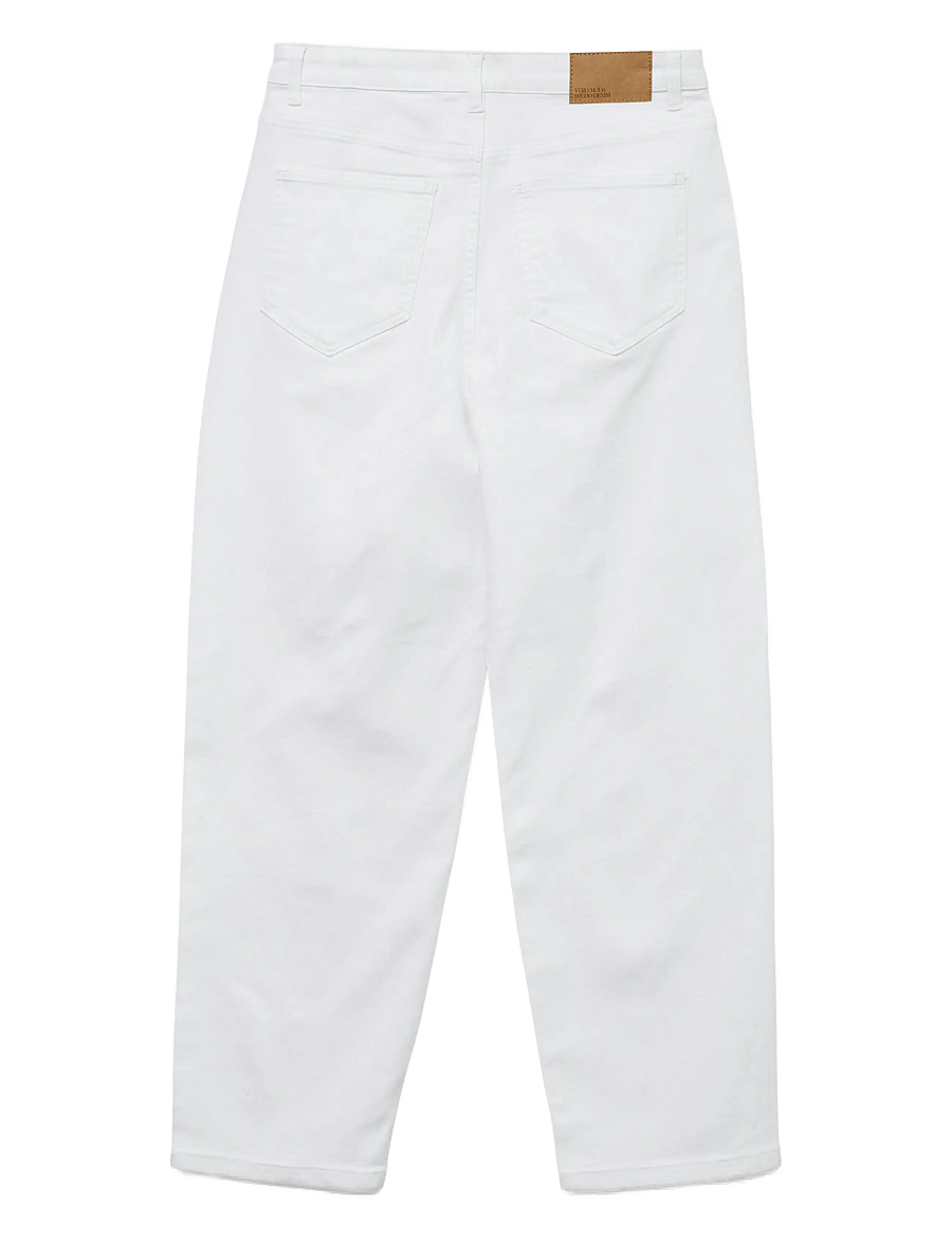 Vero Moda - VMLIA HR BARREL DNM JEANS VI410 - barrel jeans - snow white - 2