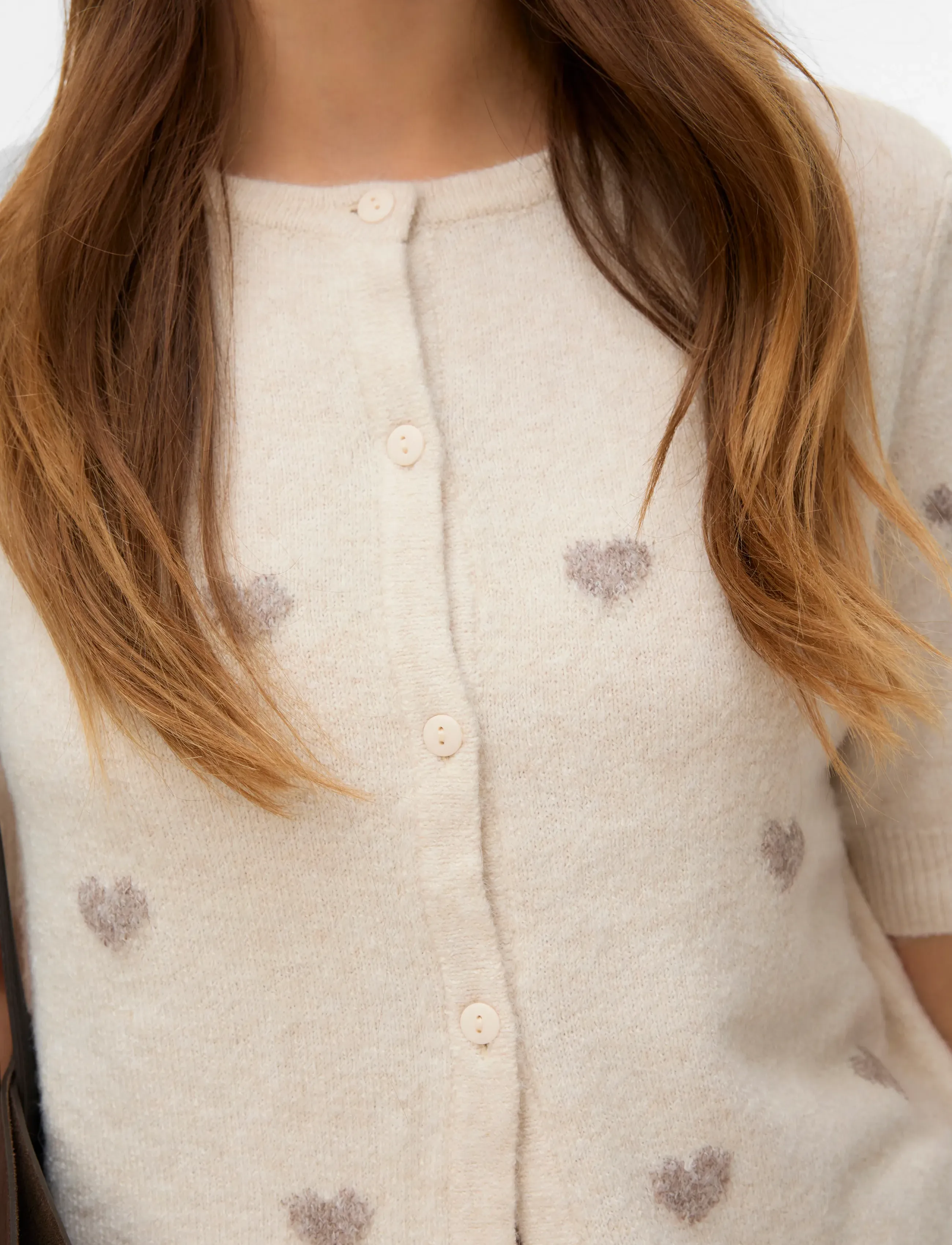 Vmdoffy Intarsia 2/4 O-Nck Cardigan Noos 6