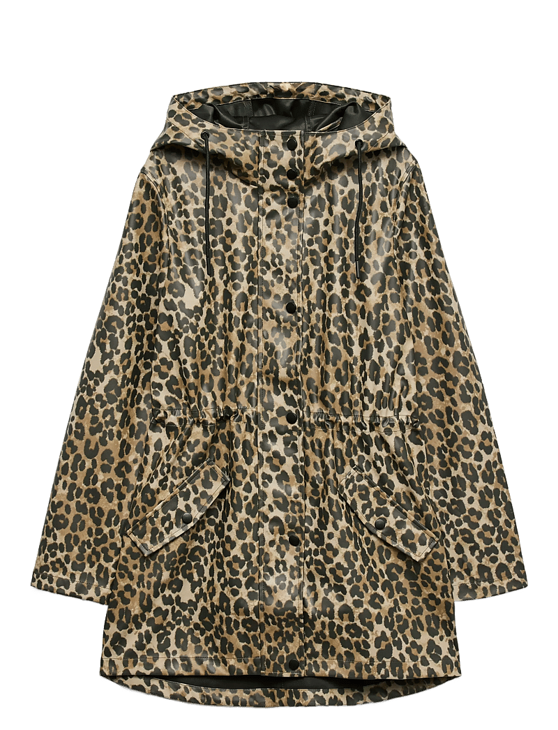 Vero Moda - VMMALOU COATED PRINTED JACKET NOOS - leichte mäntel - irish cream - 1