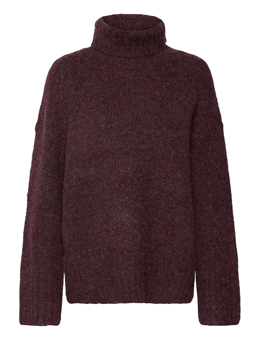 Vero Moda - VMINGRID LS ROLL NECK PULLOVER NOOS - pullover - winetasting - 1