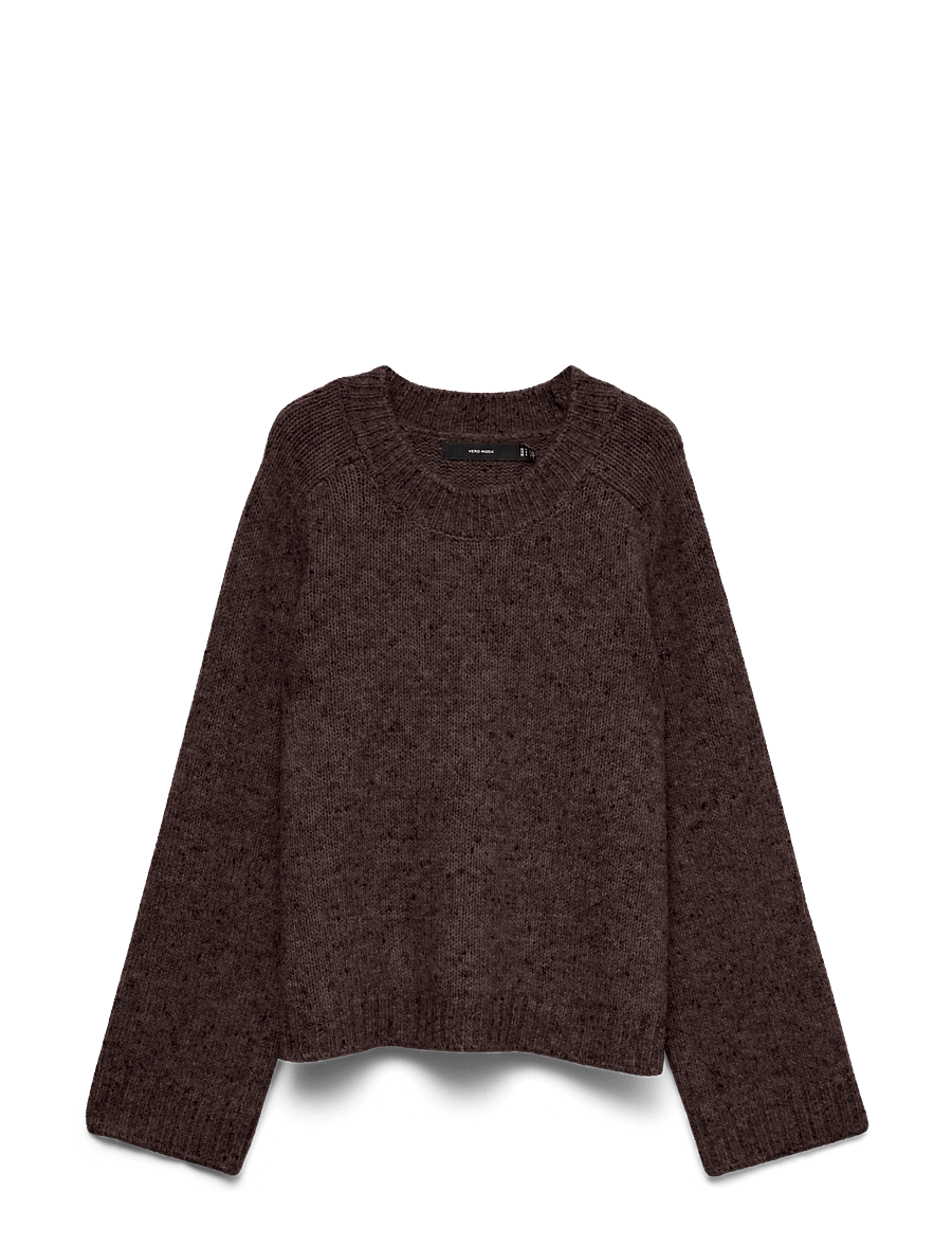 Vero Moda - VMINGRID LS O-NECK PULLOVER - chocolate torte - 0