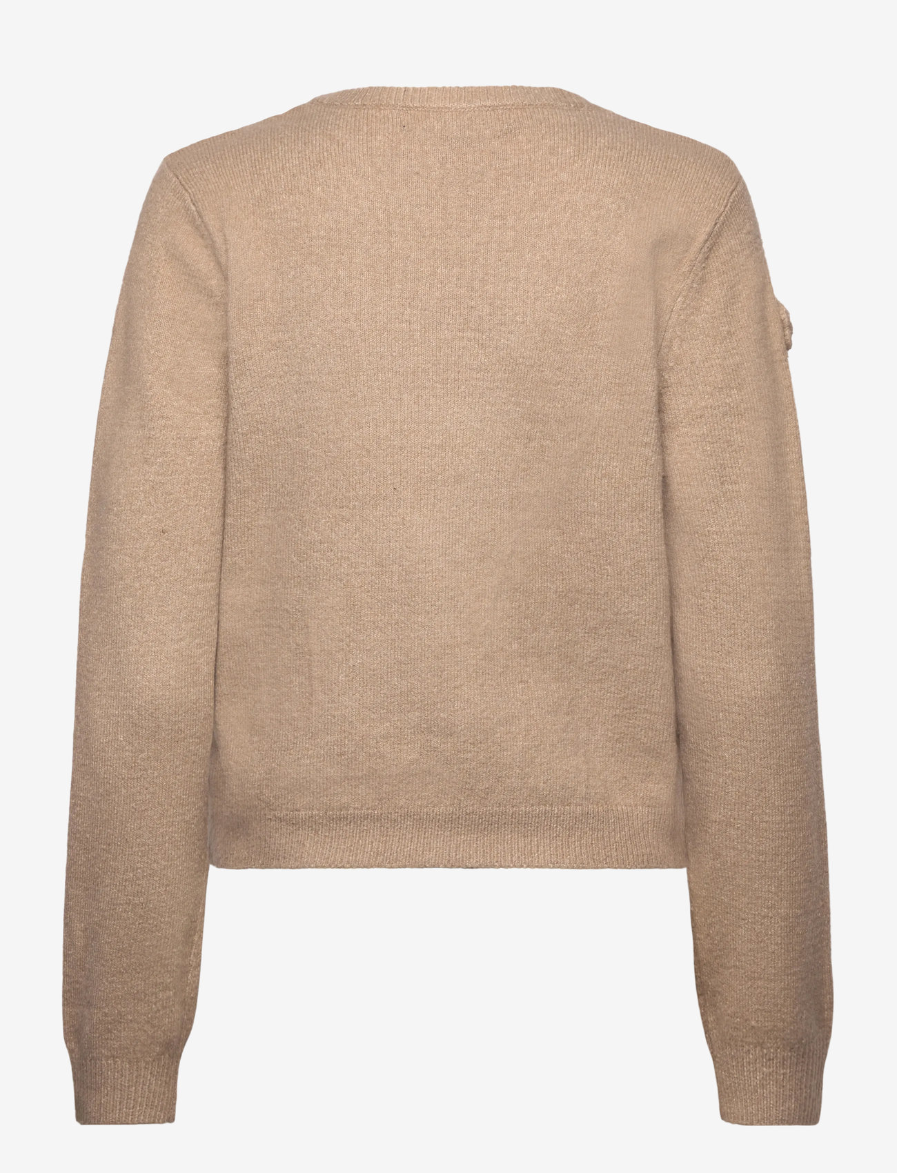 Vero Moda - VMROSE LS O-NECK PULLOVER BOO - stickade tröjor - silver mink - 1