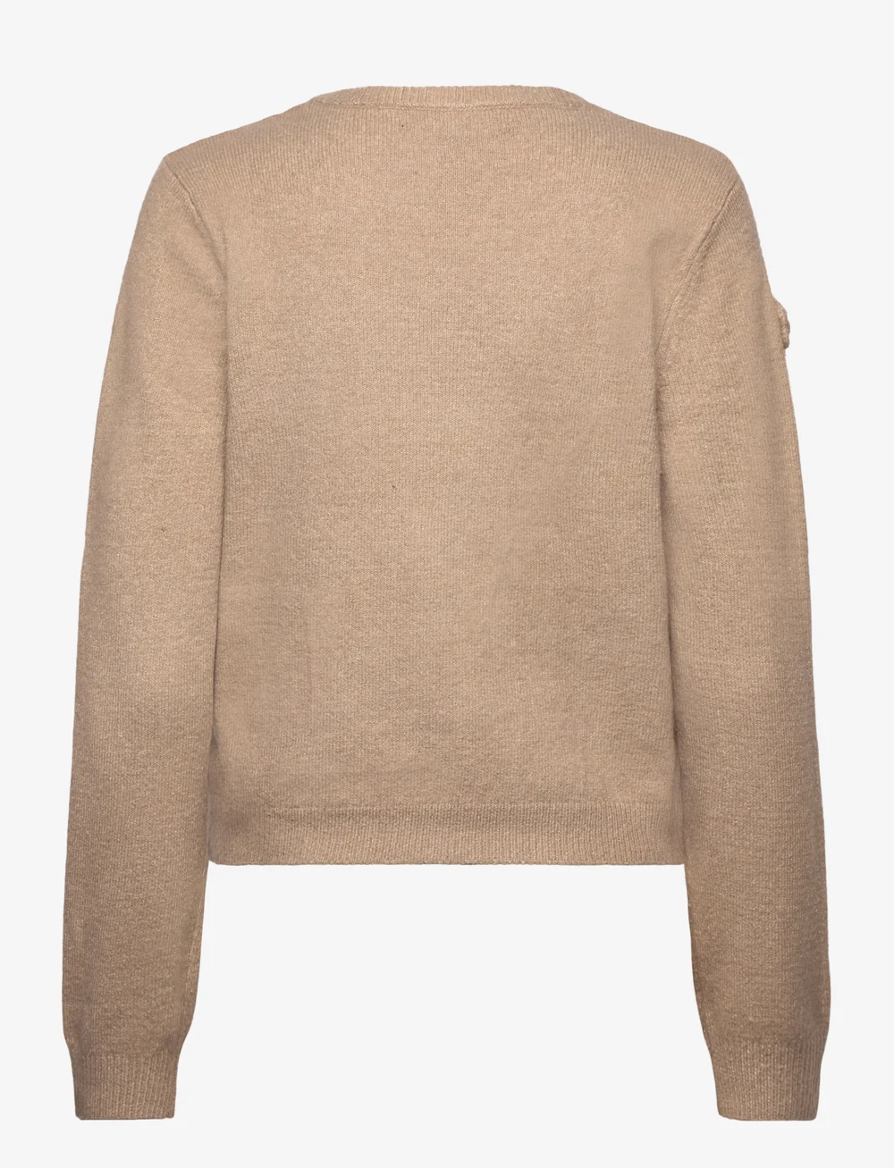 Vero Moda - VMROSE LS O-NECK PULLOVER BOO - stickade tröjor - silver mink - 1