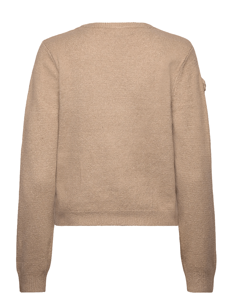 Vero Moda - VMROSE LS O-NECK PULLOVER BOO - pullover - silver mink - 2